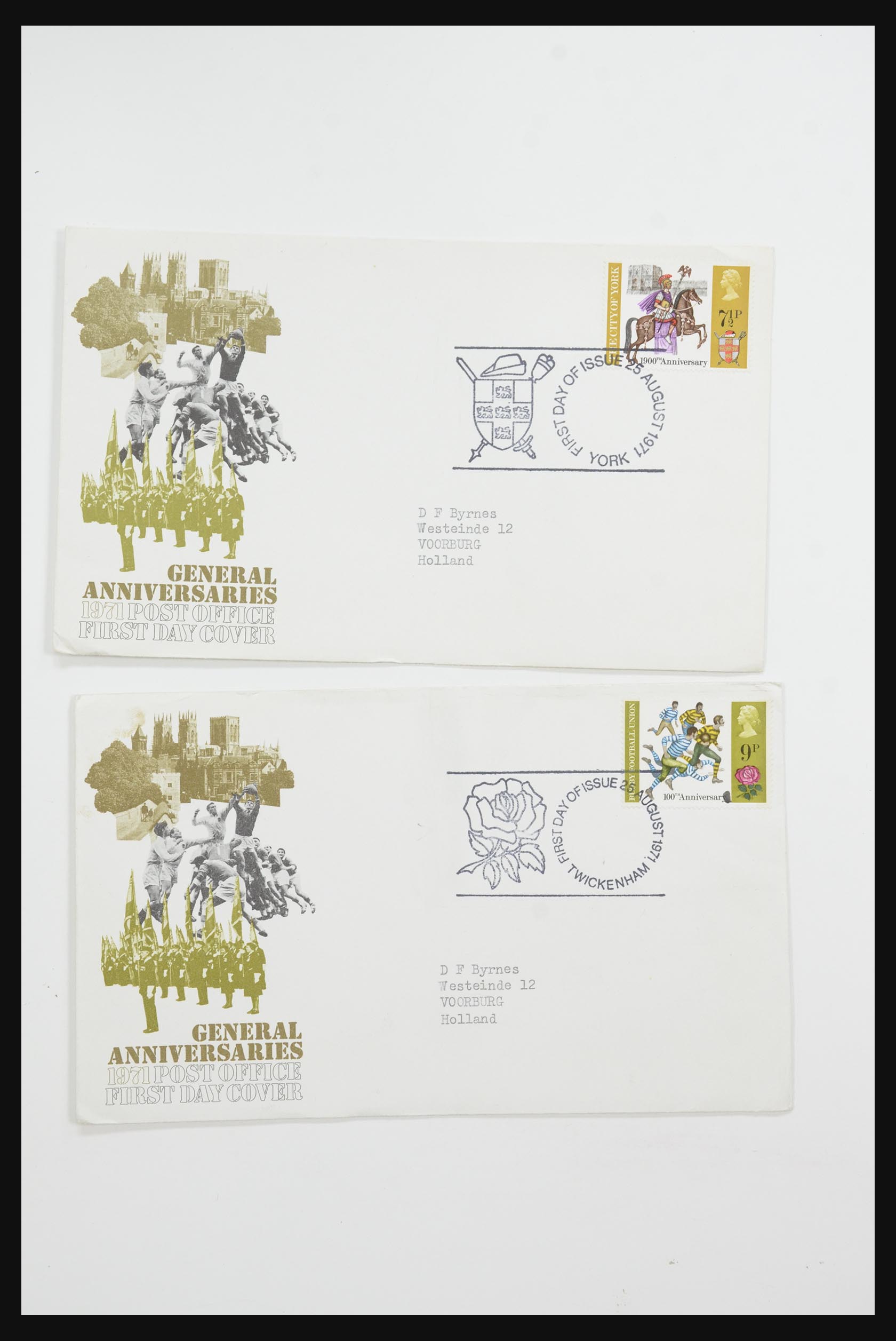 31726 668 - 31726 Great Britain and colonies covers and FDC's 1937-2001.