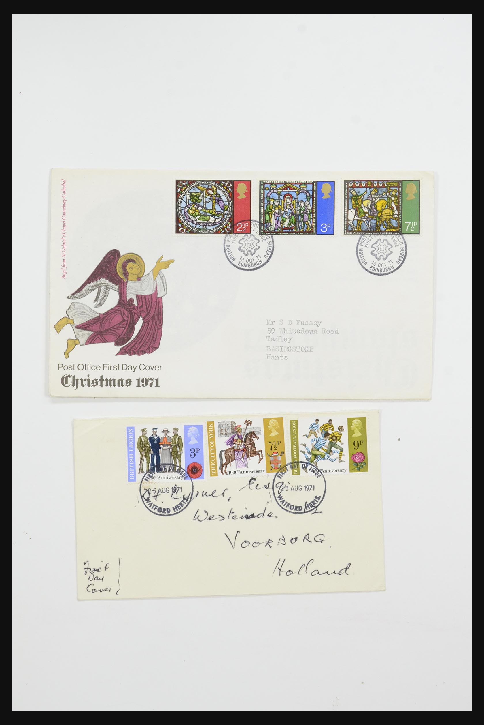 31726 669 - 31726 Great Britain and colonies covers and FDC's 1937-2001.