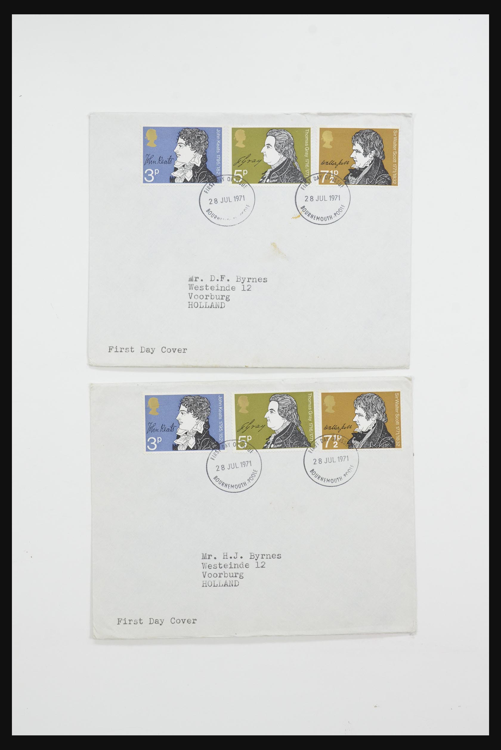 31726 671 - 31726 Great Britain and colonies covers and FDC's 1937-2001.