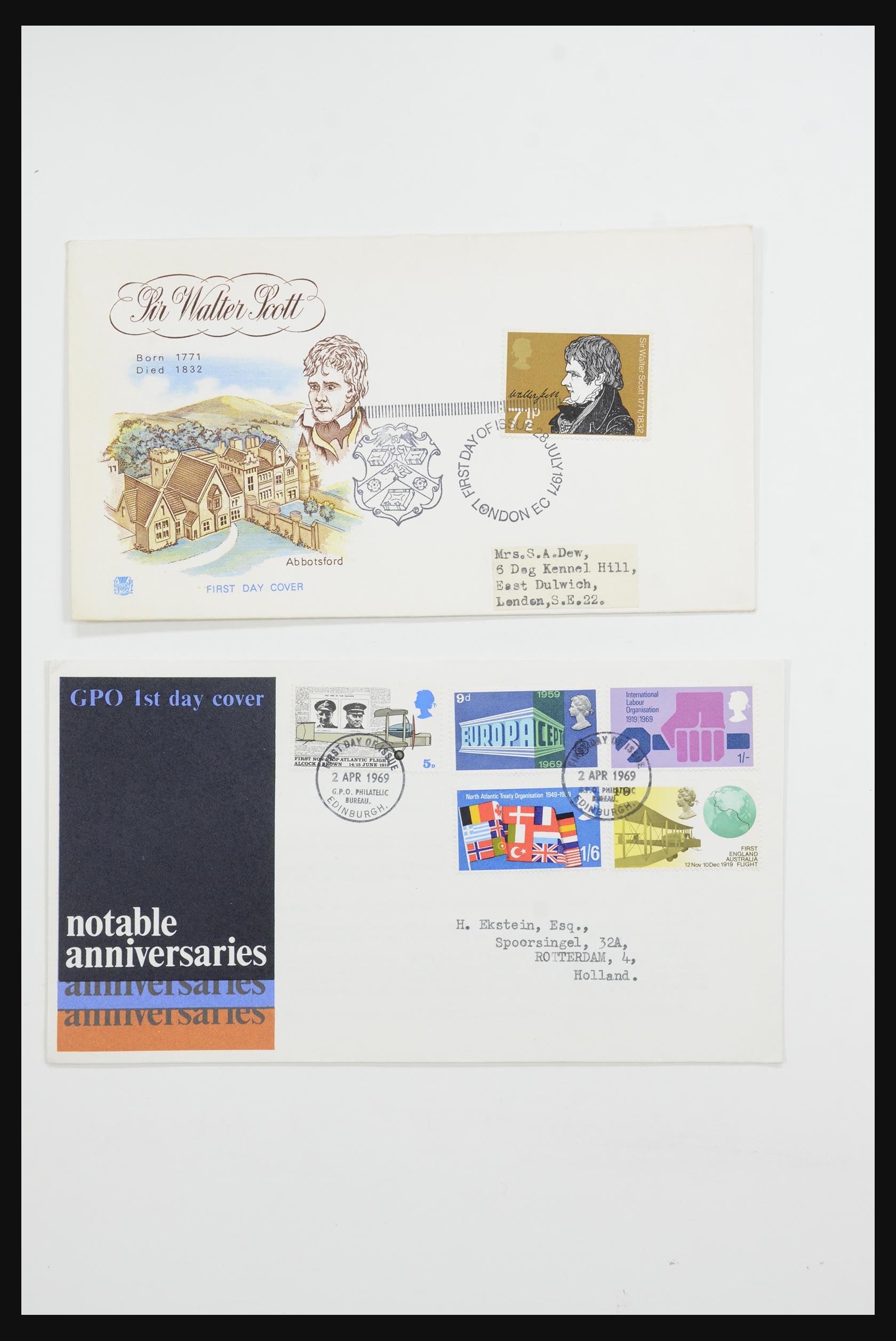 31726 672 - 31726 Great Britain and colonies covers and FDC's 1937-2001.