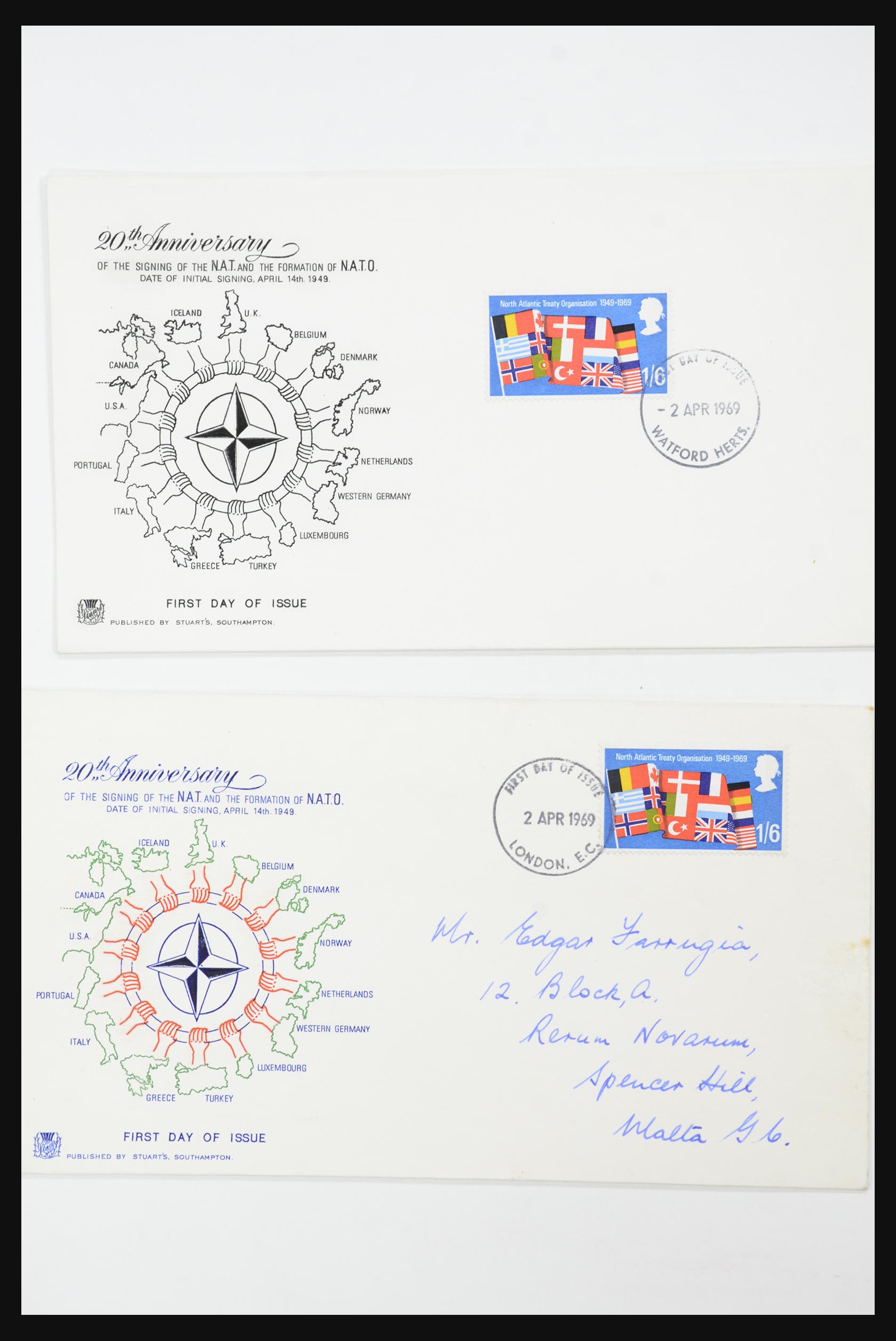 31726 680 - 31726 Great Britain and colonies covers and FDC's 1937-2001.