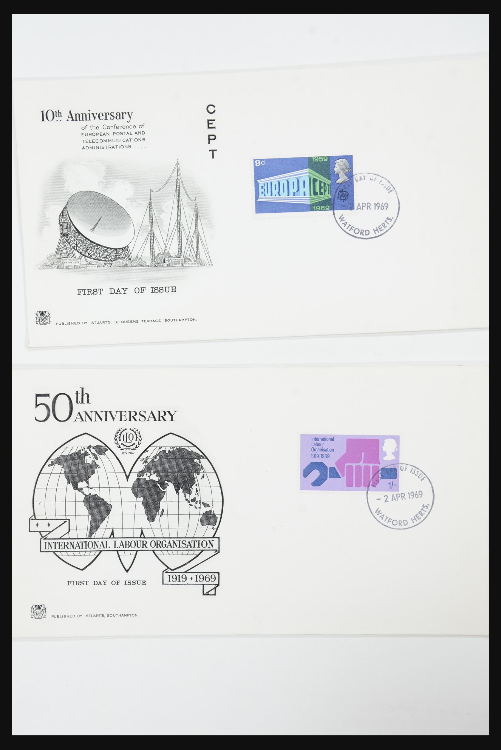 31726 681 - 31726 Great Britain and colonies covers and FDC's 1937-2001.