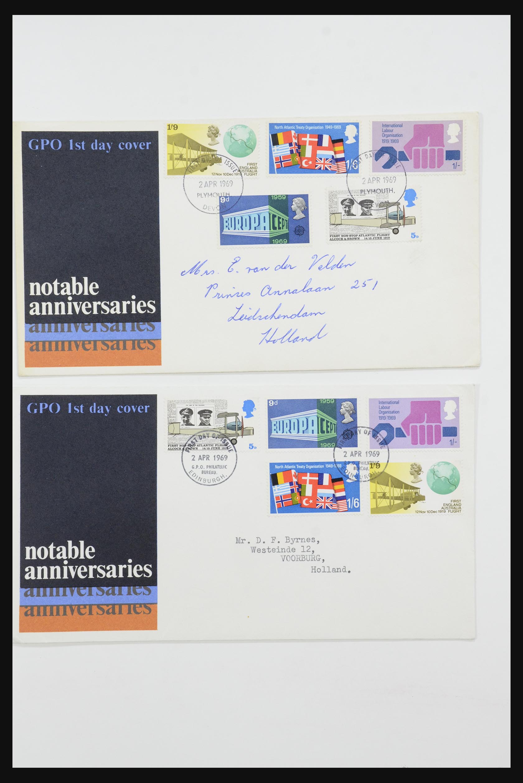 31726 682 - 31726 Great Britain and colonies covers and FDC's 1937-2001.