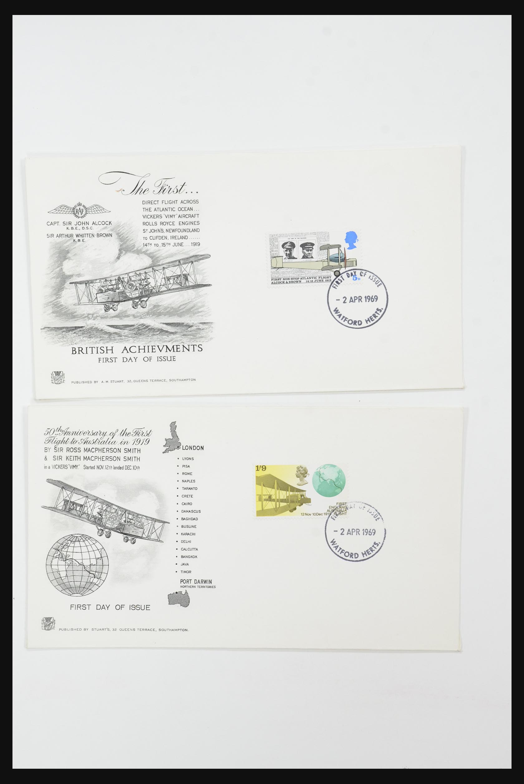 31726 684 - 31726 Great Britain and colonies covers and FDC's 1937-2001.