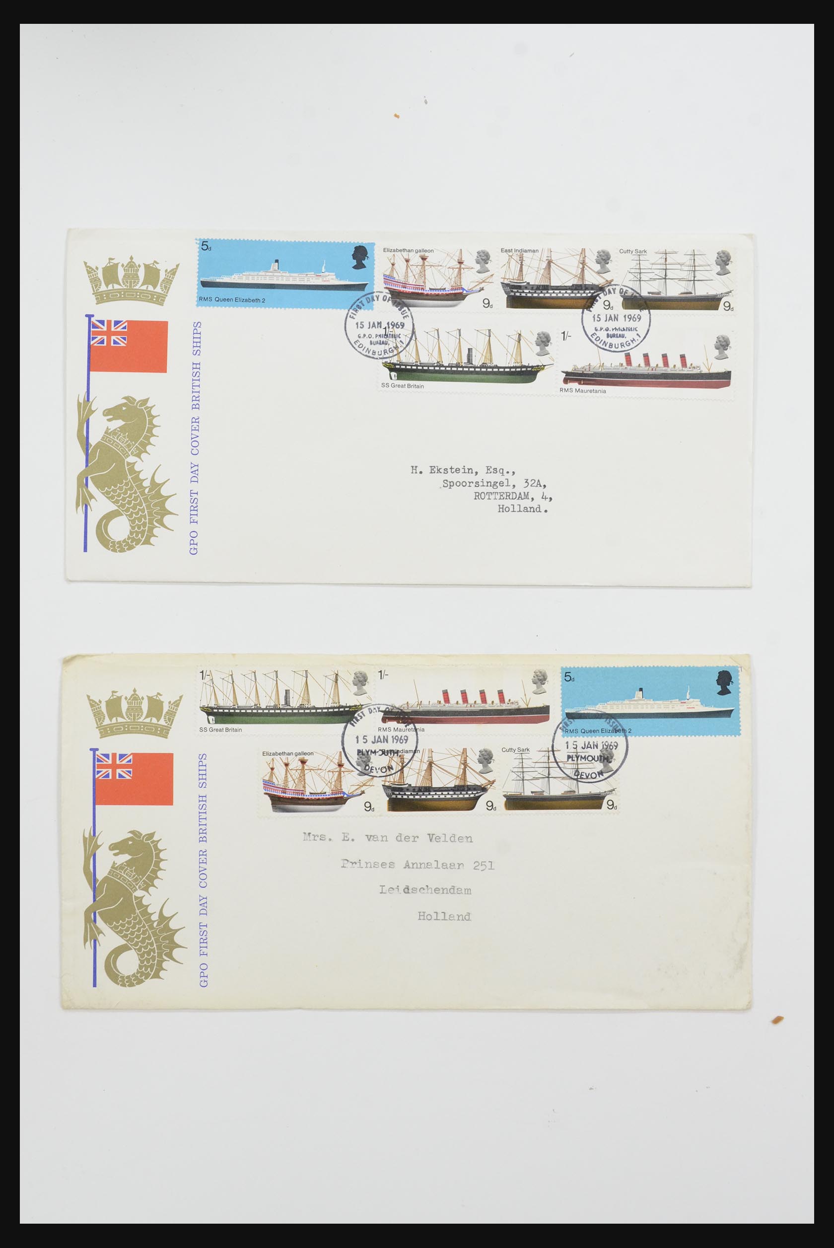 31726 688 - 31726 Great Britain and colonies covers and FDC's 1937-2001.
