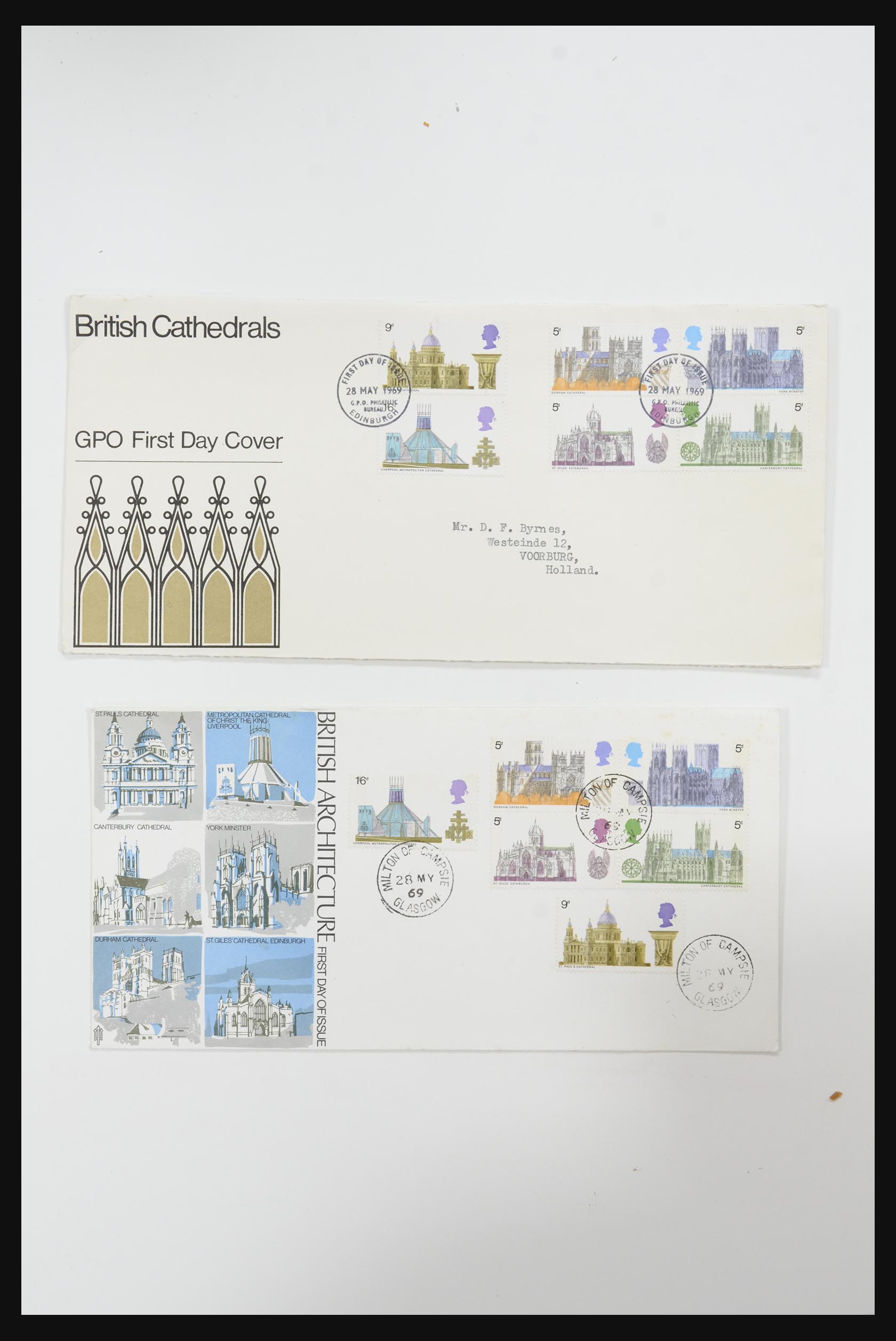 31726 689 - 31726 Great Britain and colonies covers and FDC's 1937-2001.