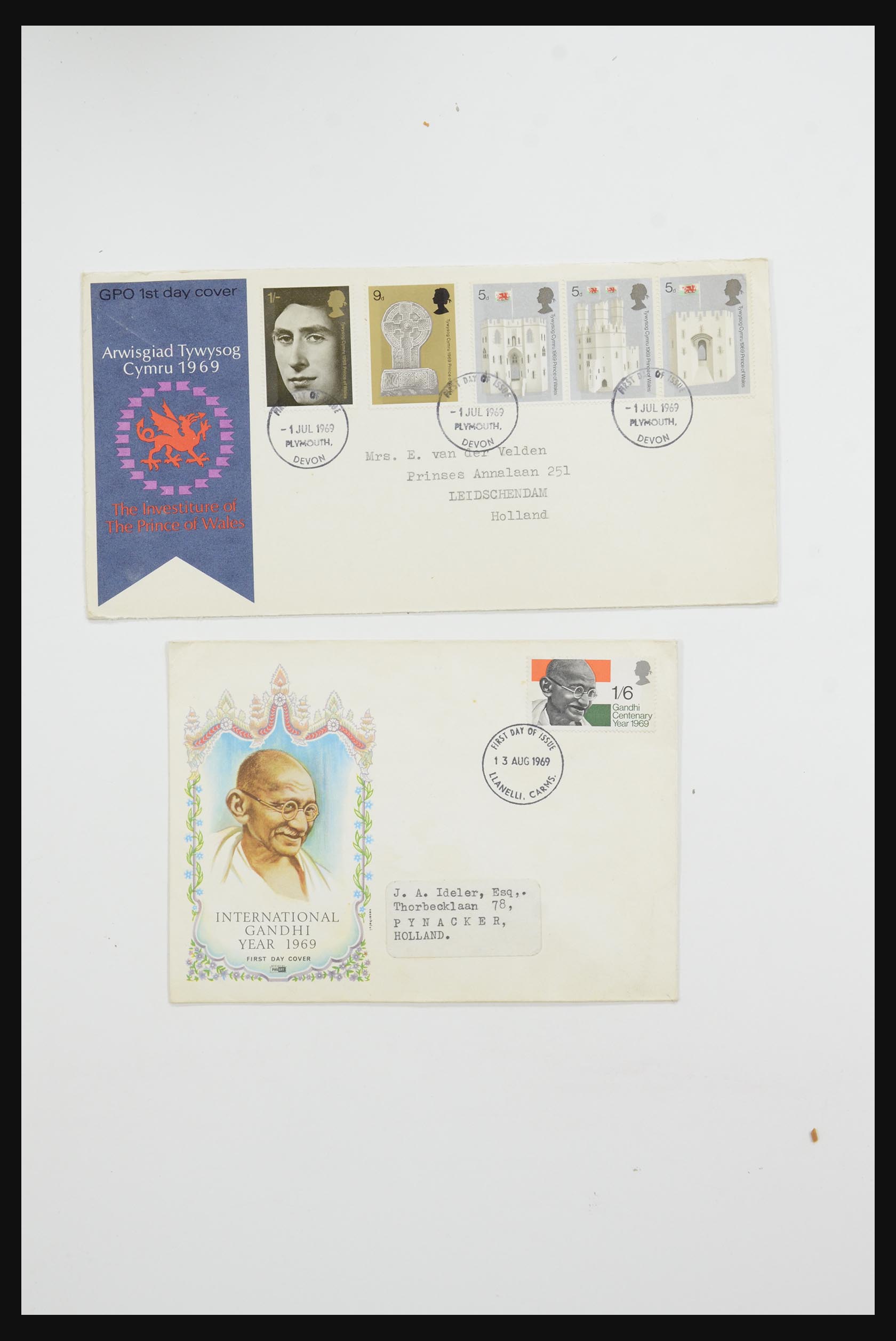 31726 691 - 31726 Great Britain and colonies covers and FDC's 1937-2001.