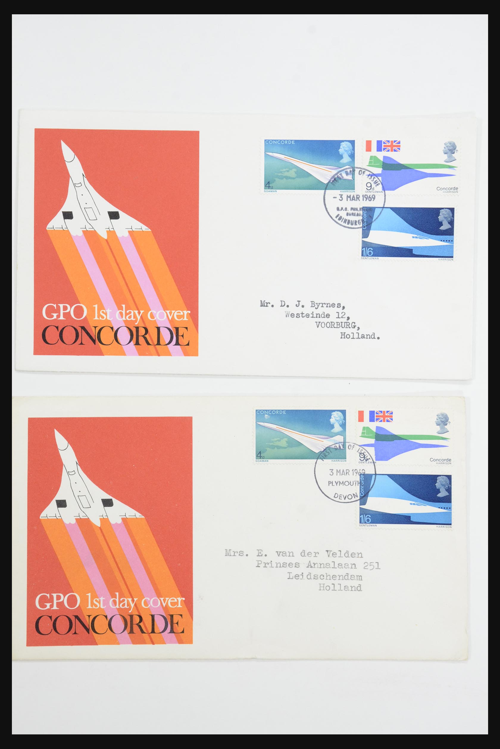 31726 697 - 31726 Great Britain and colonies covers and FDC's 1937-2001.