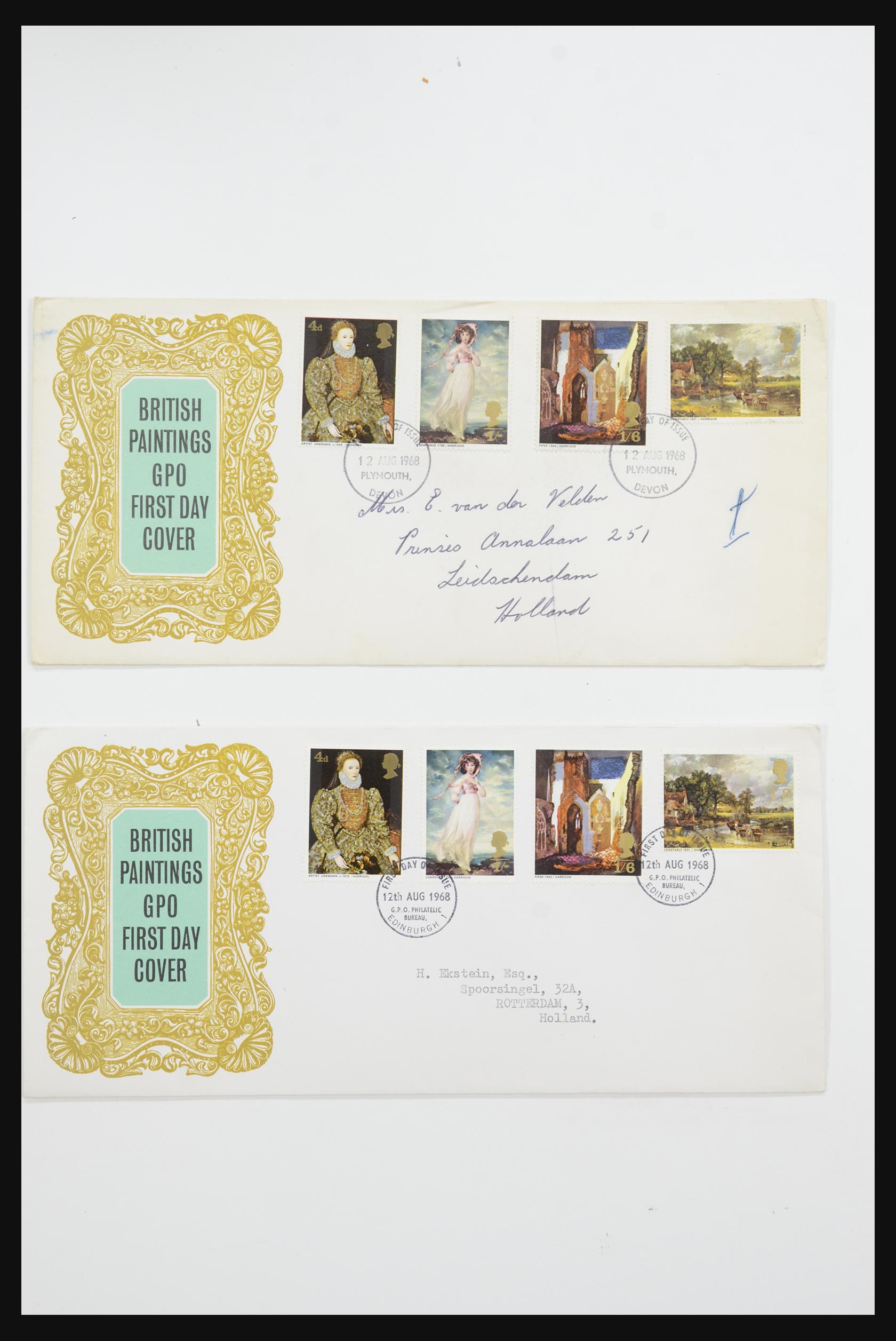 31726 699 - 31726 Great Britain and colonies covers and FDC's 1937-2001.