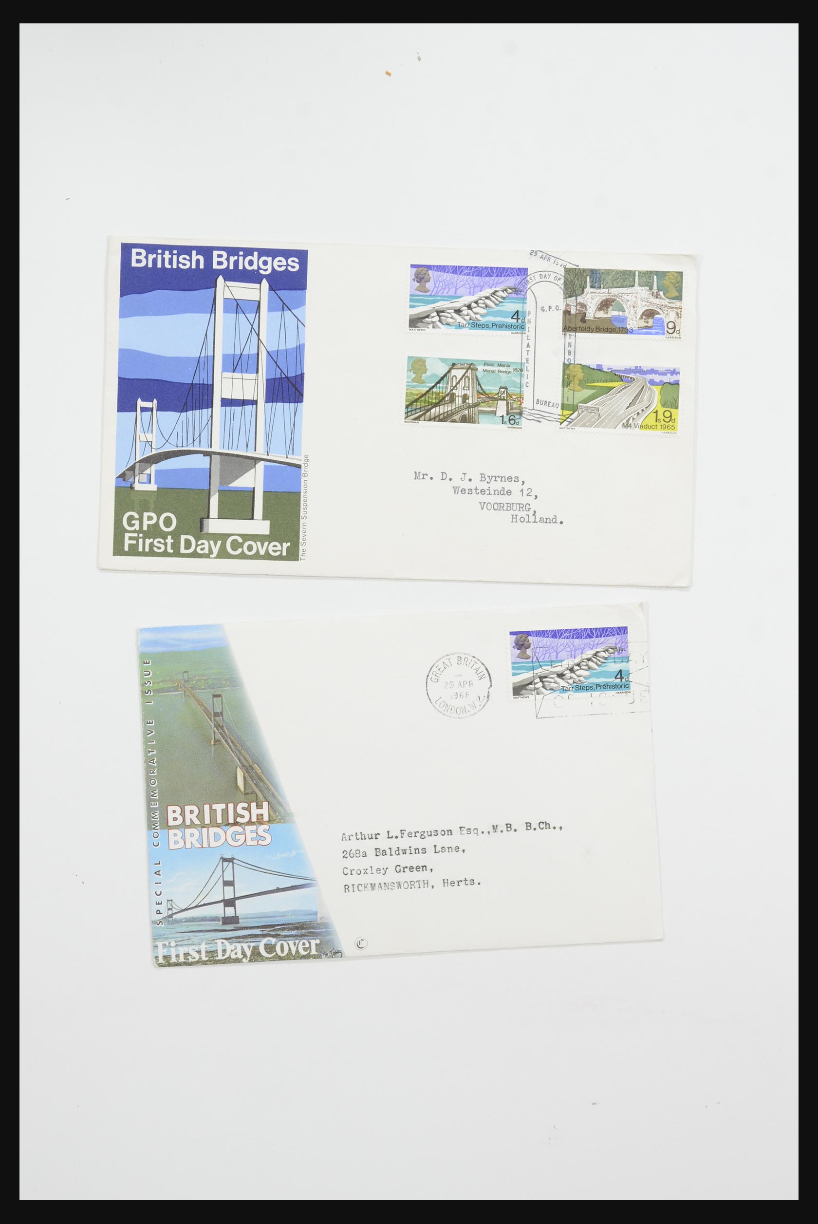 31726 701 - 31726 Engeland en koloniën brieven en FDC's 1937-2001.