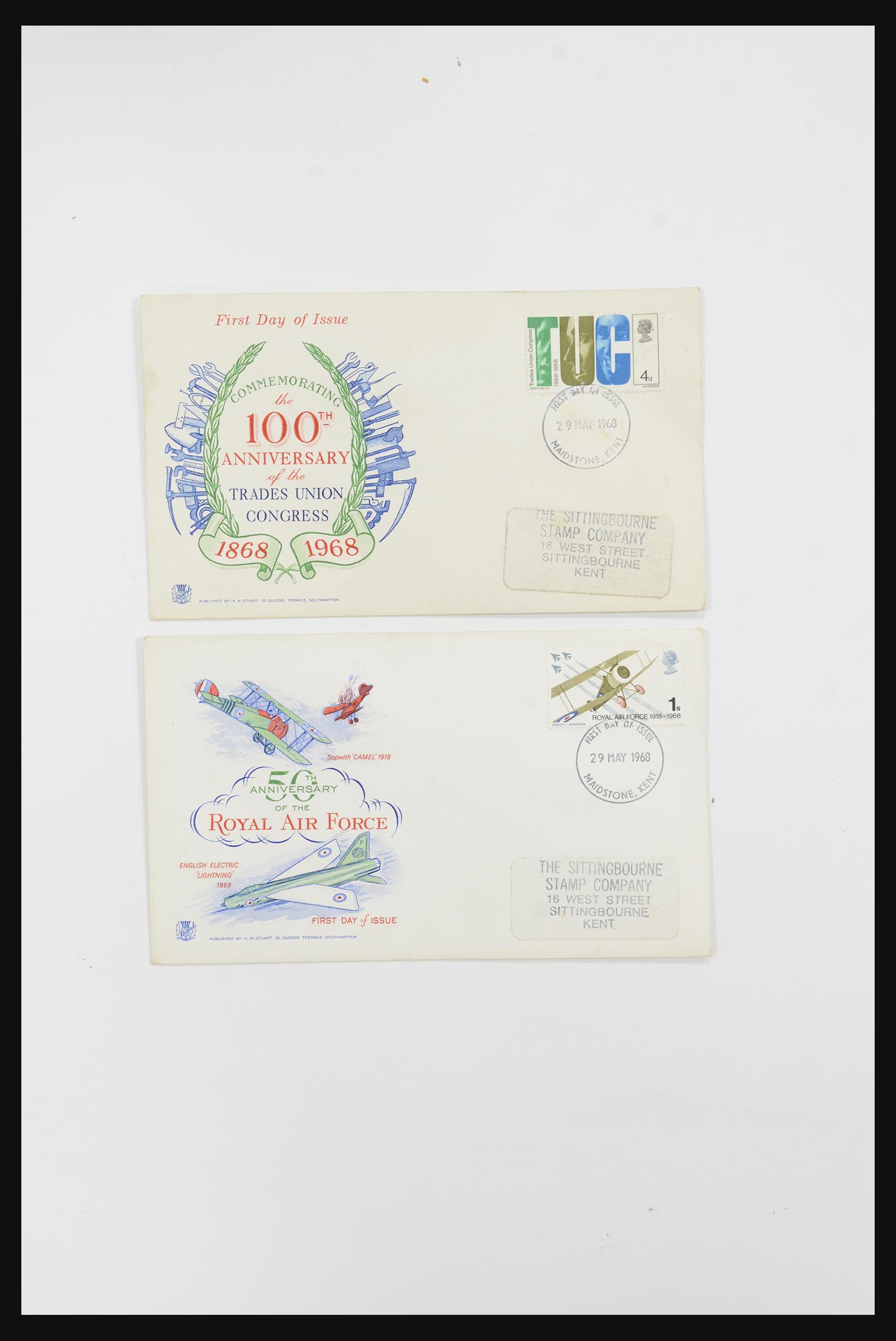 31726 703 - 31726 Engeland en koloniën brieven en FDC's 1937-2001.