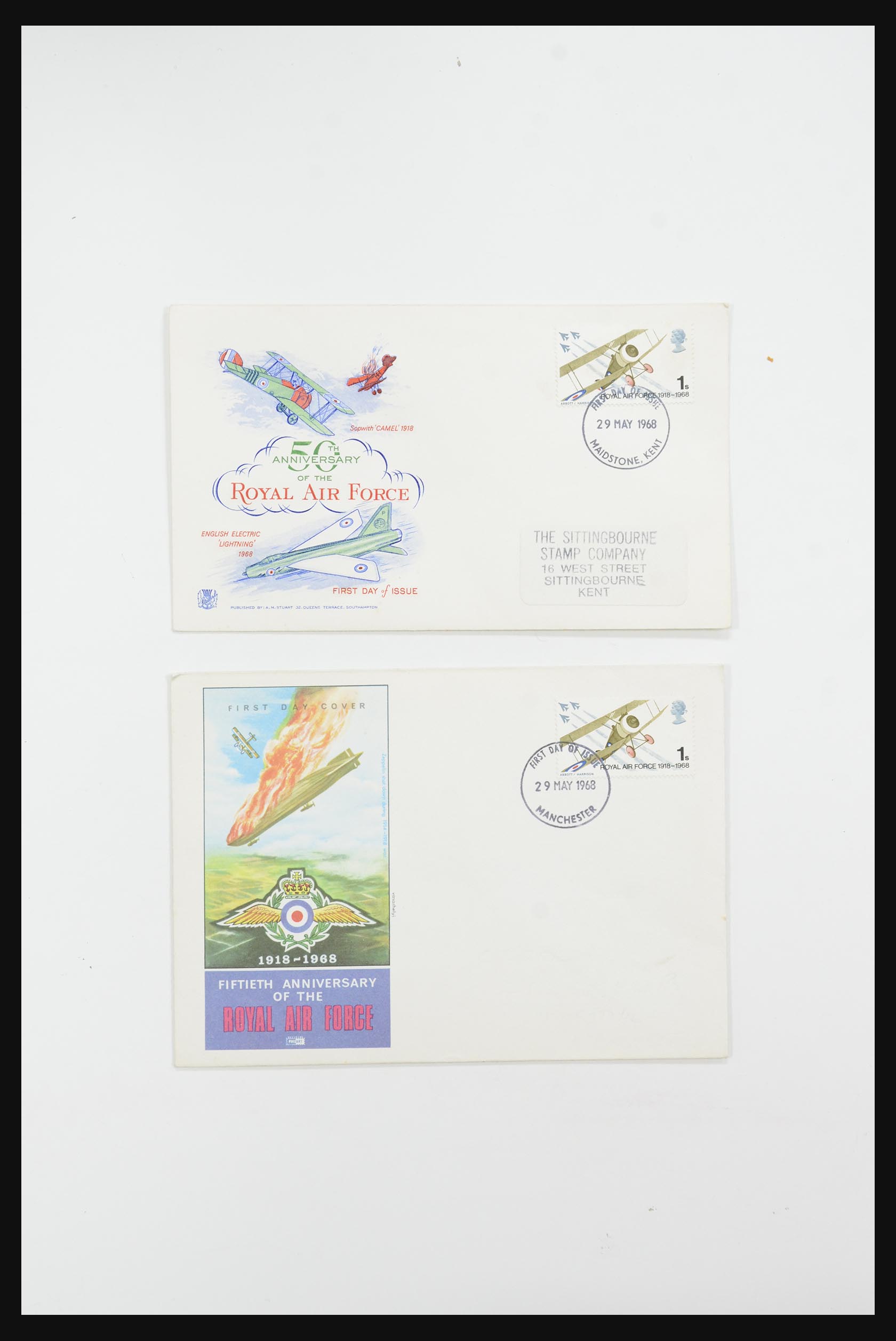 31726 707 - 31726 Great Britain and colonies covers and FDC's 1937-2001.