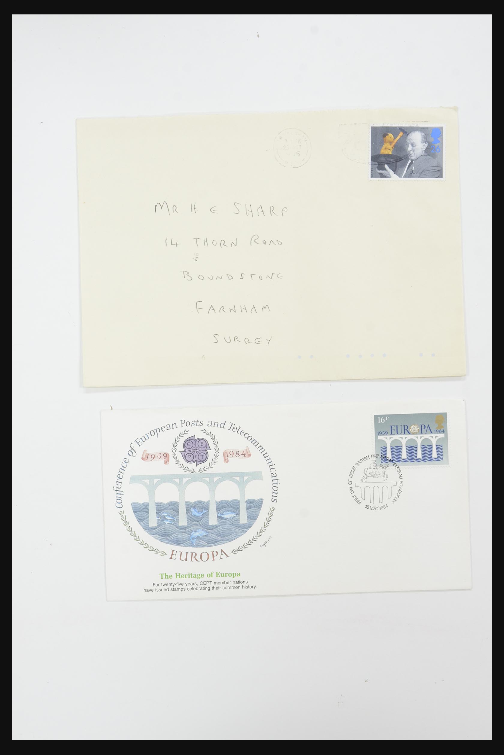 31726 711 - 31726 Engeland en koloniën brieven en FDC's 1937-2001.