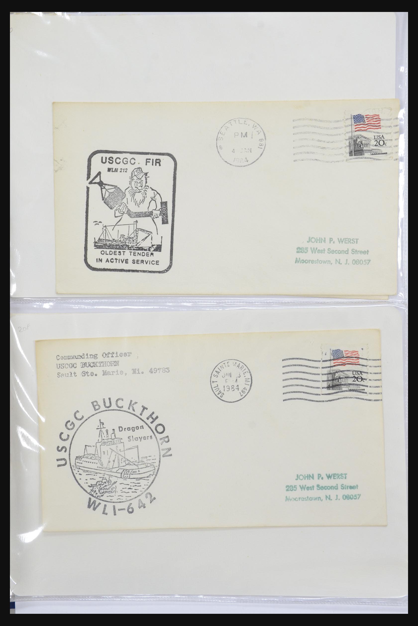 31728 009 - 31728 USA brieven en FDC's 1880-1980.