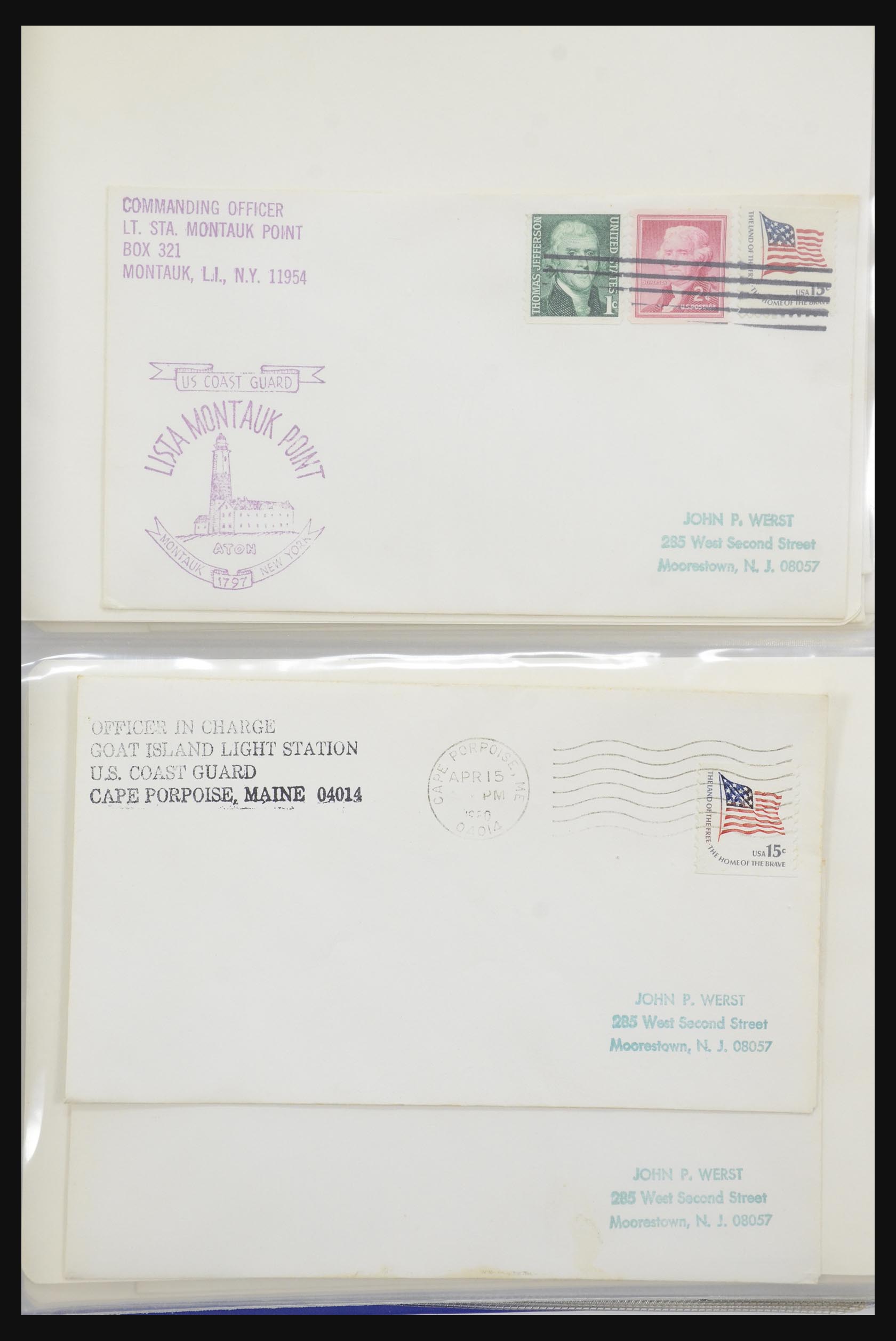 31728 060 - 31728 USA brieven en FDC's 1880-1980.