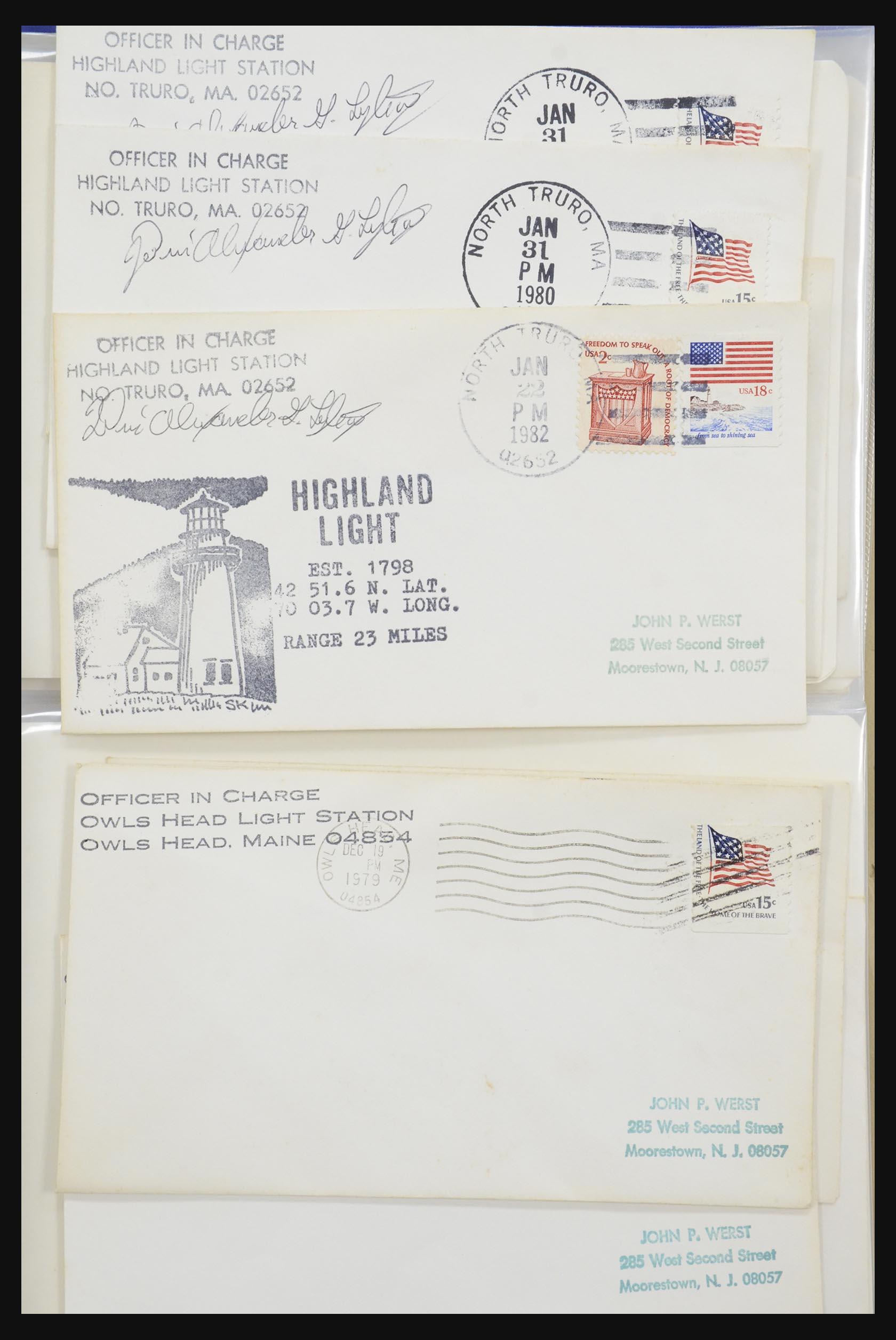 31728 061 - 31728 USA brieven en FDC's 1880-1980.
