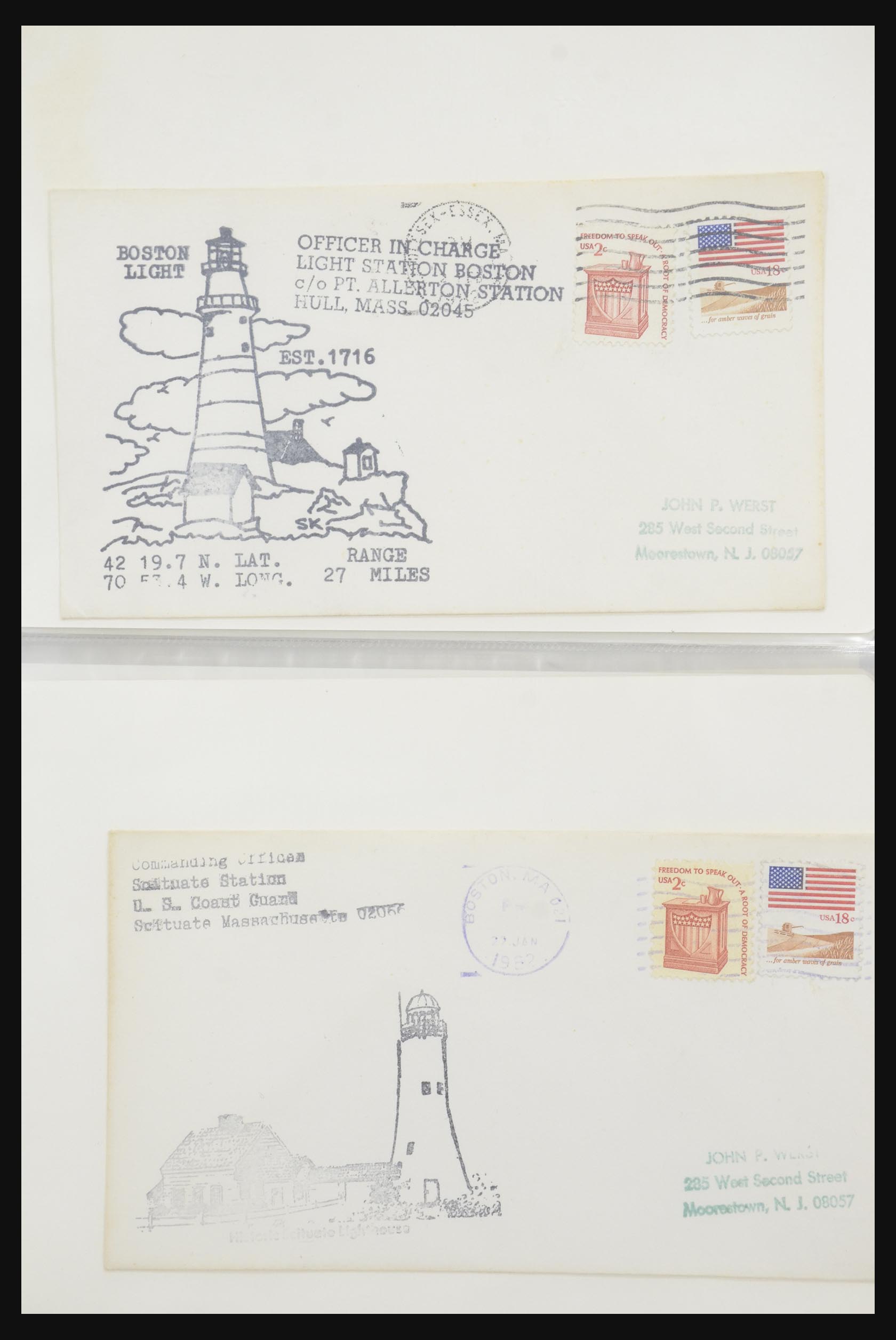 31728 064 - 31728 USA brieven en FDC's 1880-1980.