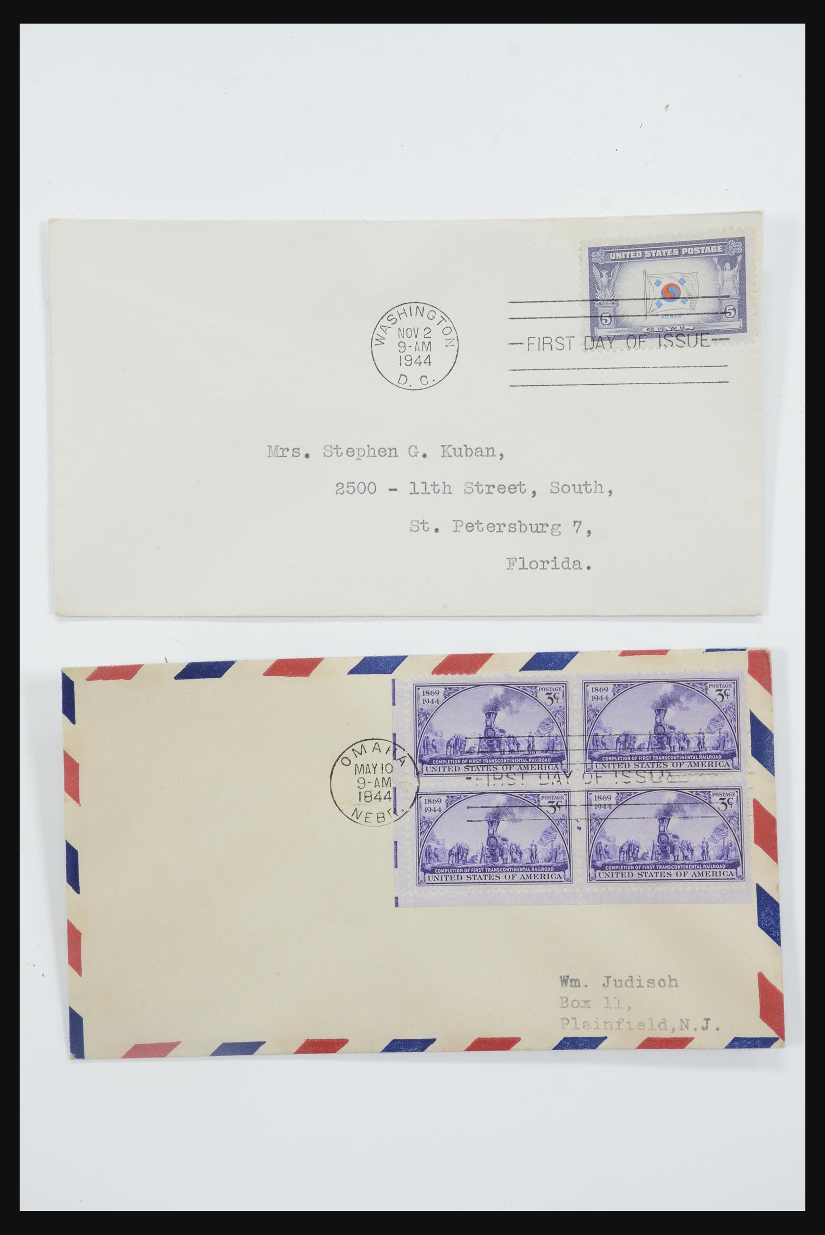 31728 593 - 31728 USA brieven en FDC's 1880-1980.