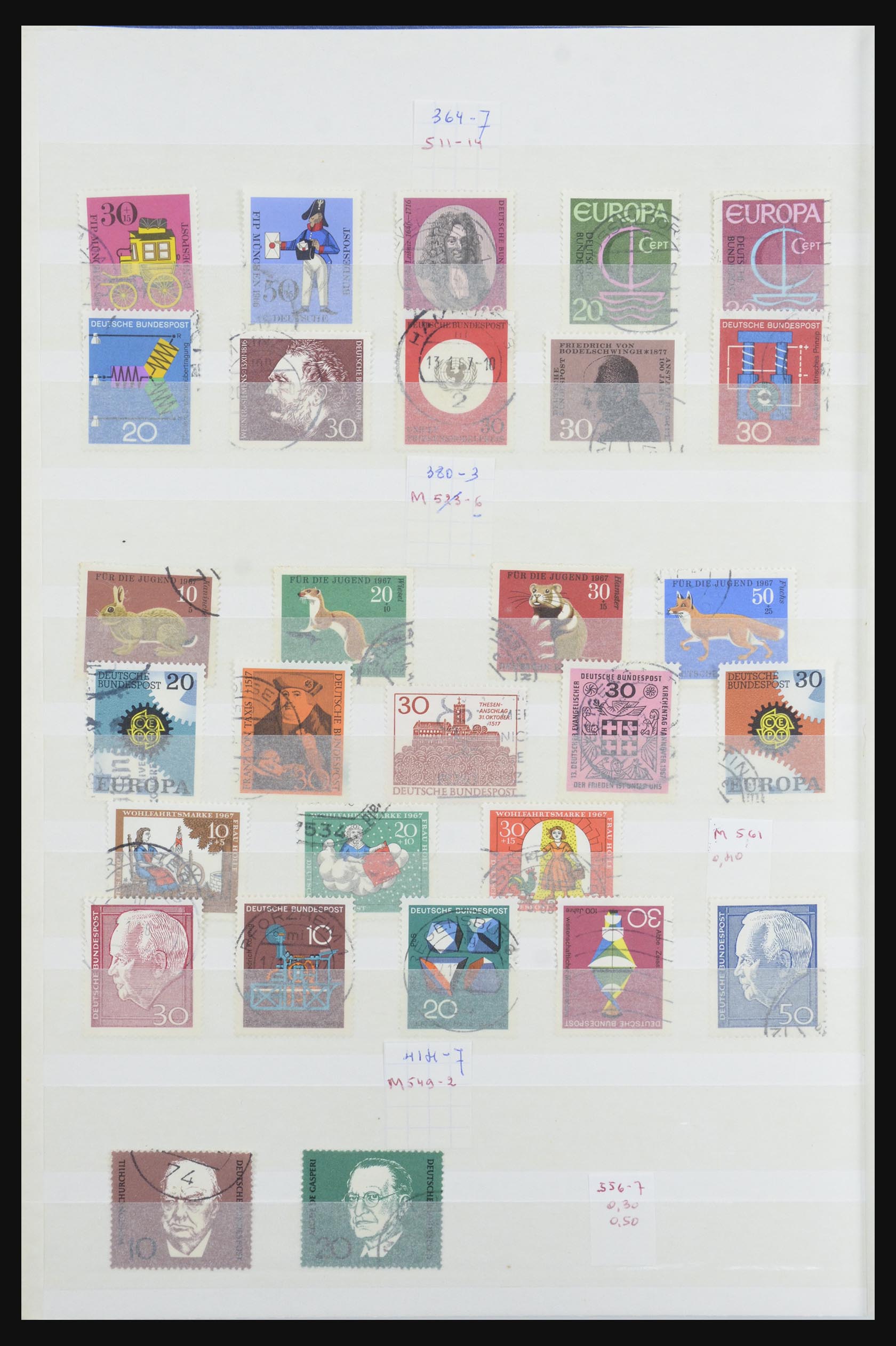 31734 014 - 31734 Bundespost 1949-1990.