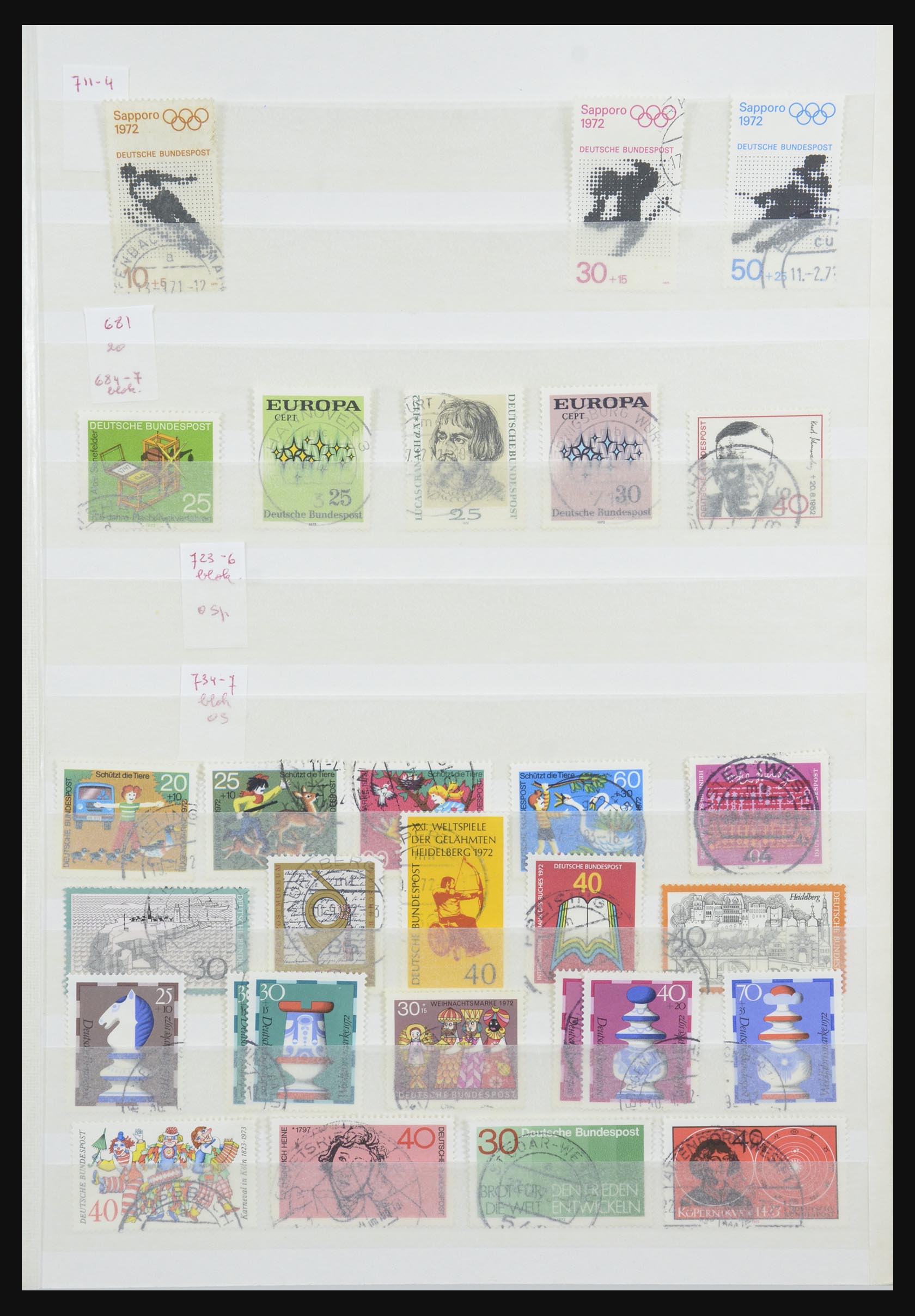 31734 019 - 31734 Bundespost 1949-1990.