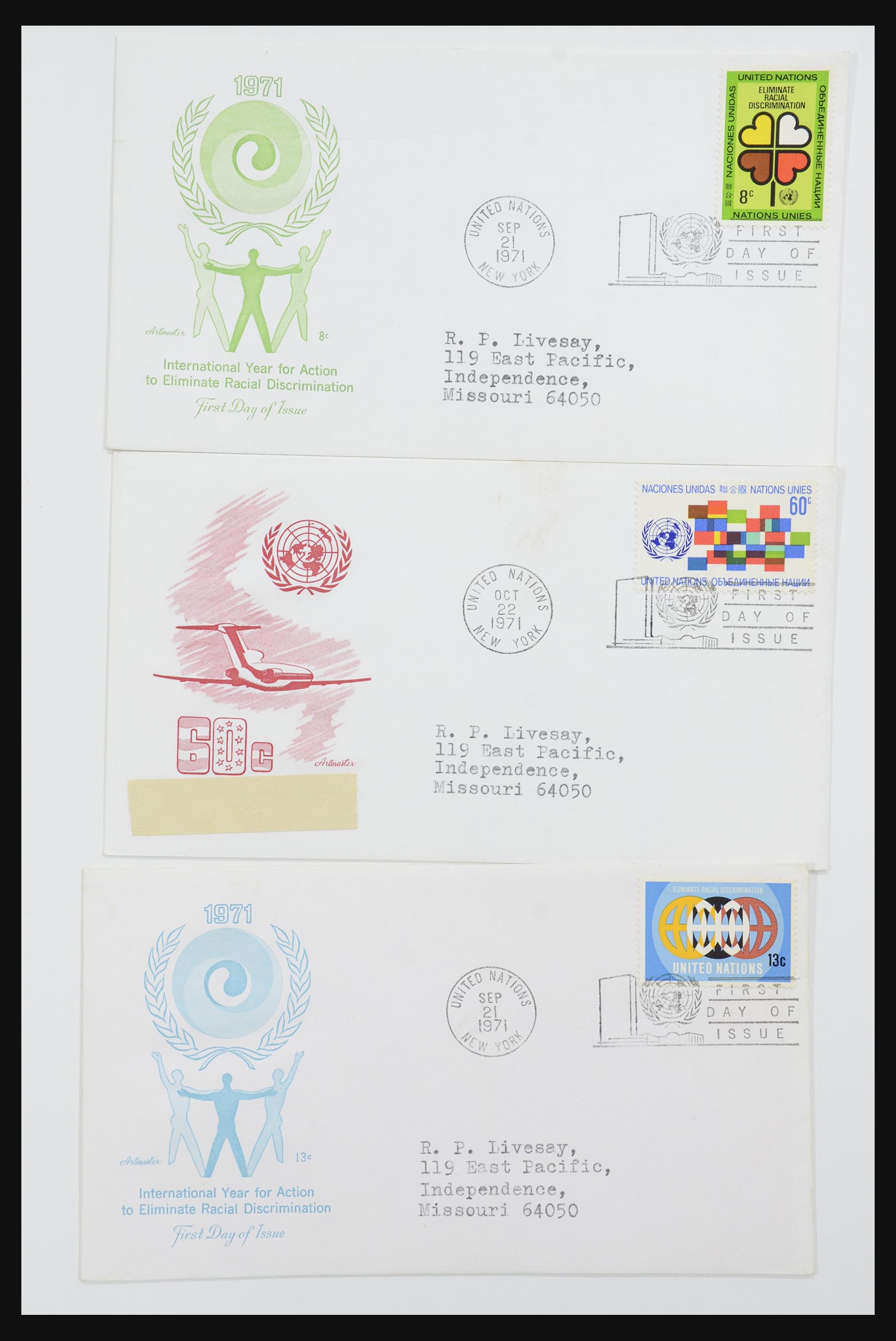 31746 1647 - 31746 Verenigde Naties vanaf 1951.