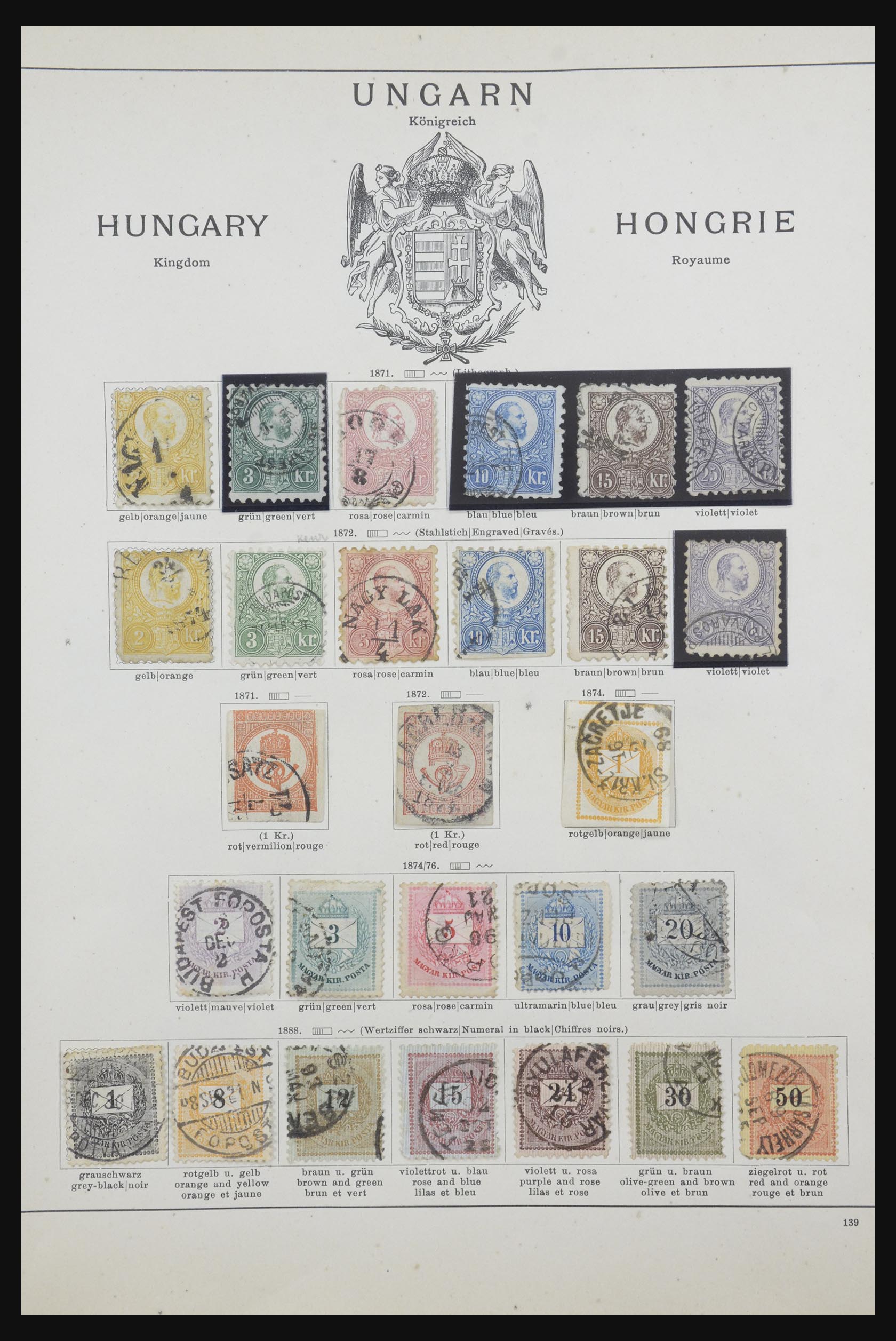 31763 001 - 31763 Balkan and Hungary 1871-1901.