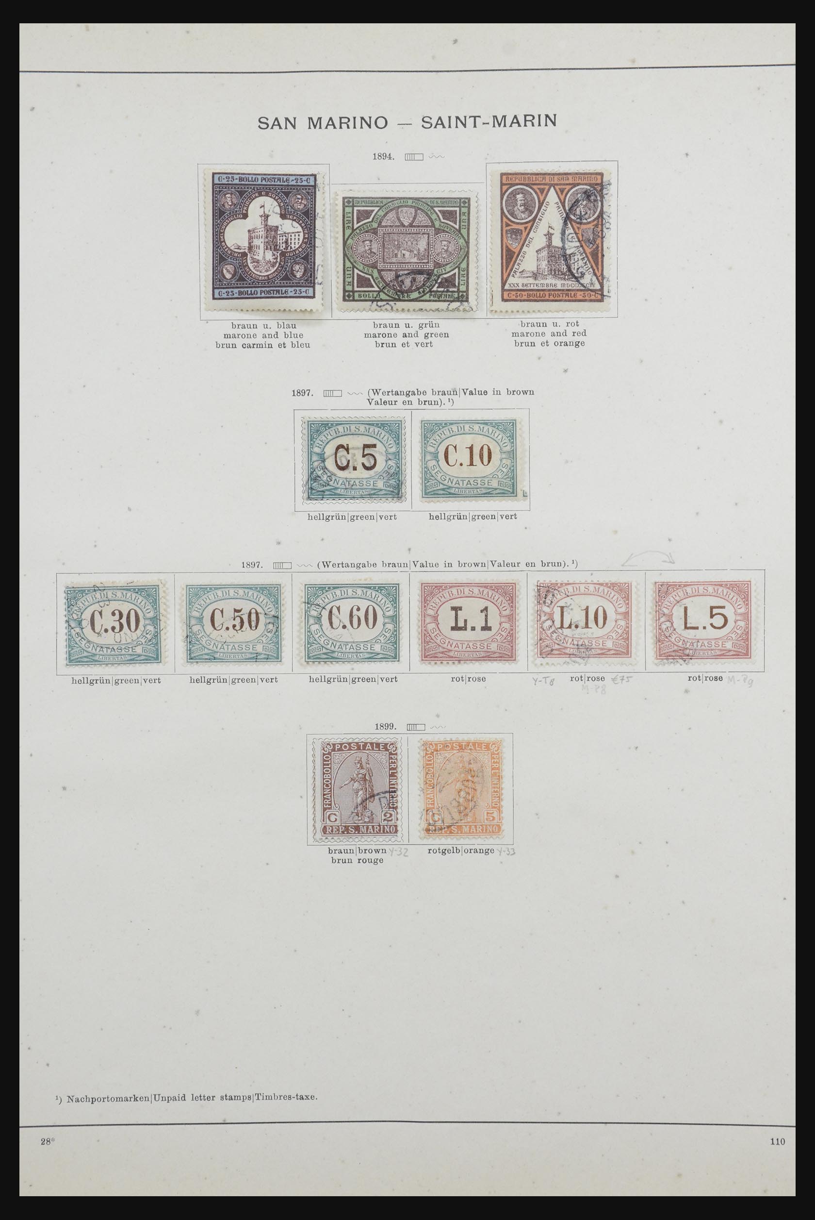 31768 002 - 31768 San Marino 1877-1899.