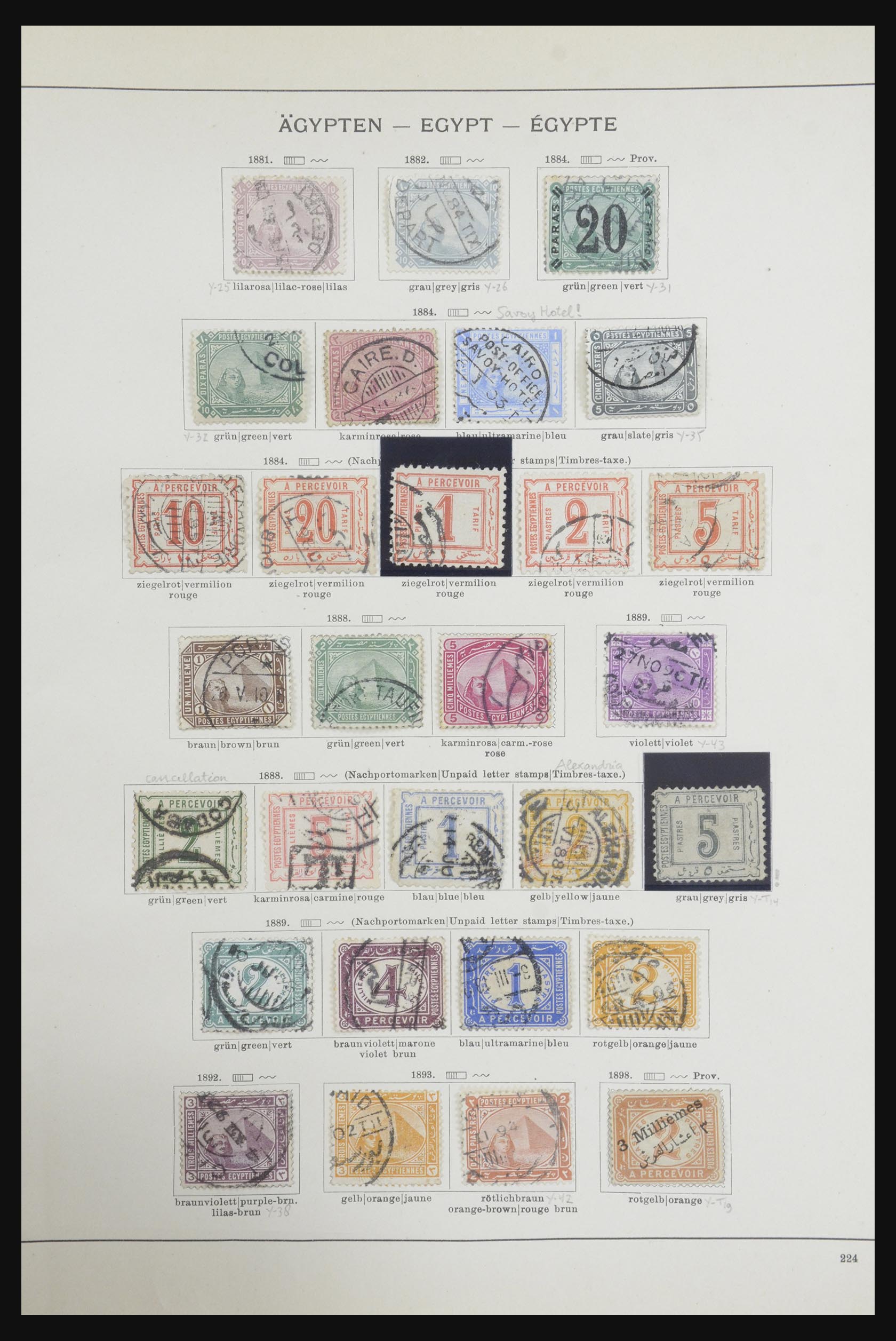 31770 002 - 31770 Egypte 1866-1893.