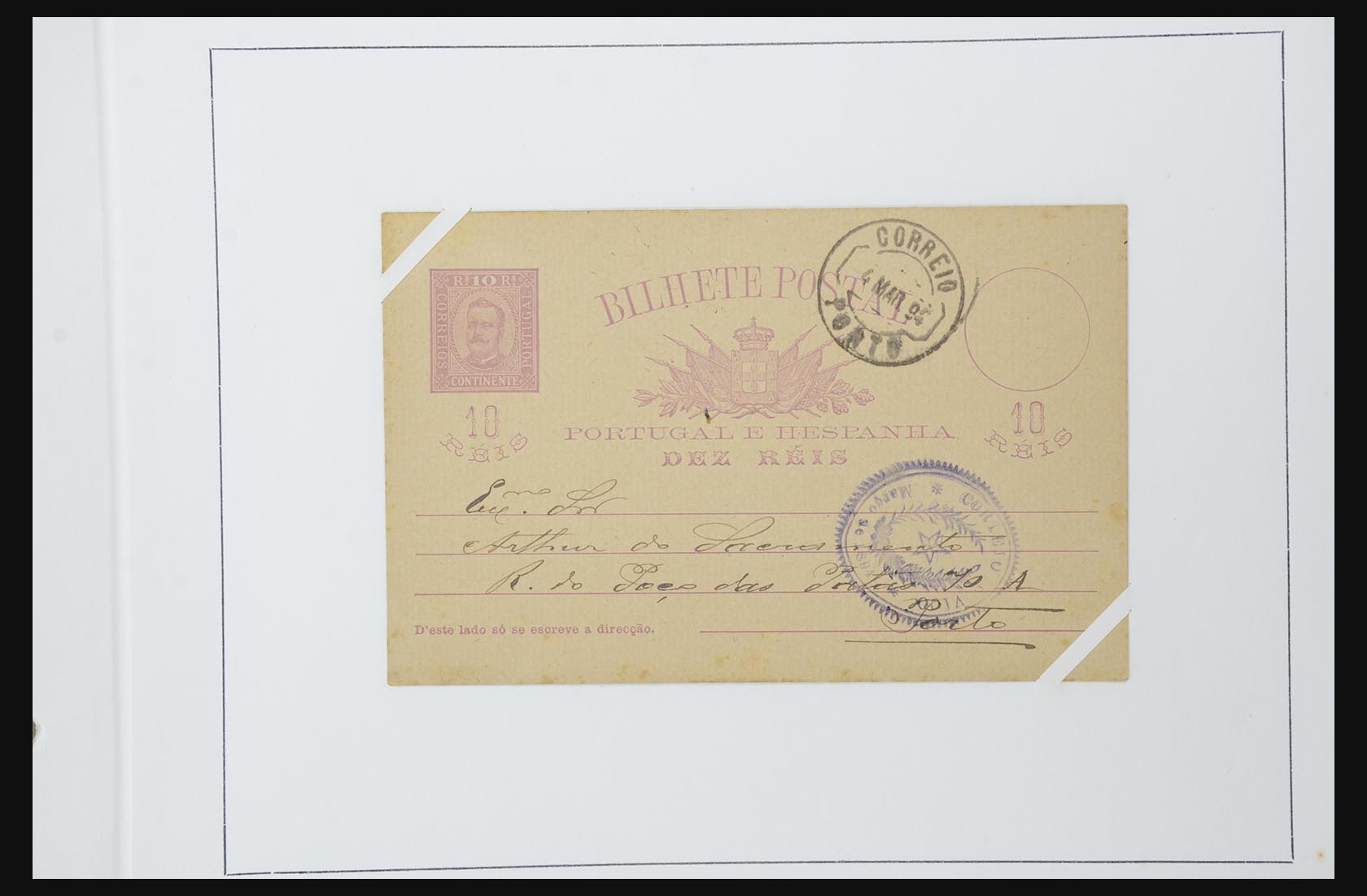 31773 007 - 31773 Portugal en koloniën postwaardestukken 1870-1910.