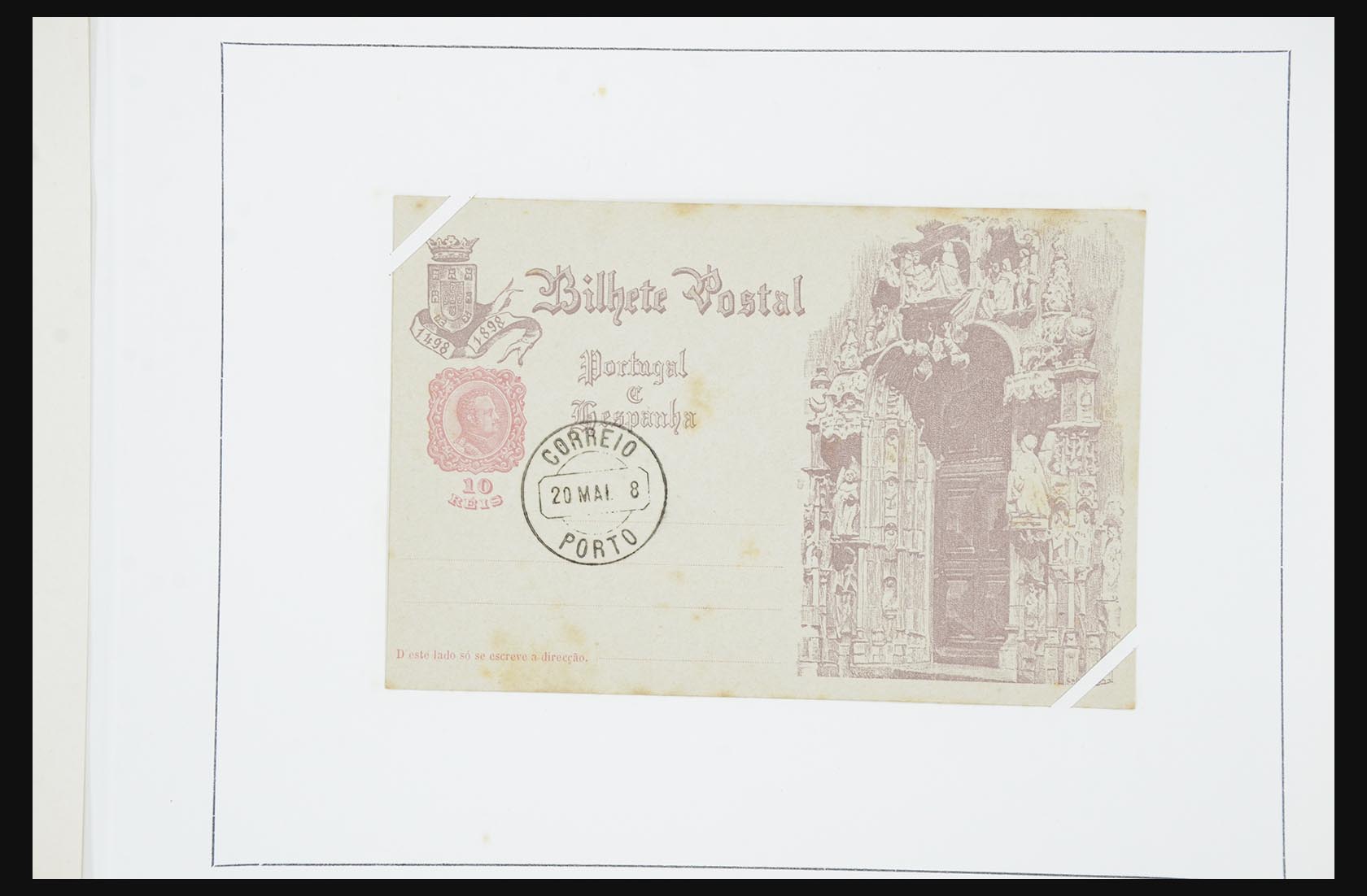 31773 017 - 31773 Portugal en koloniën postwaardestukken 1870-1910.