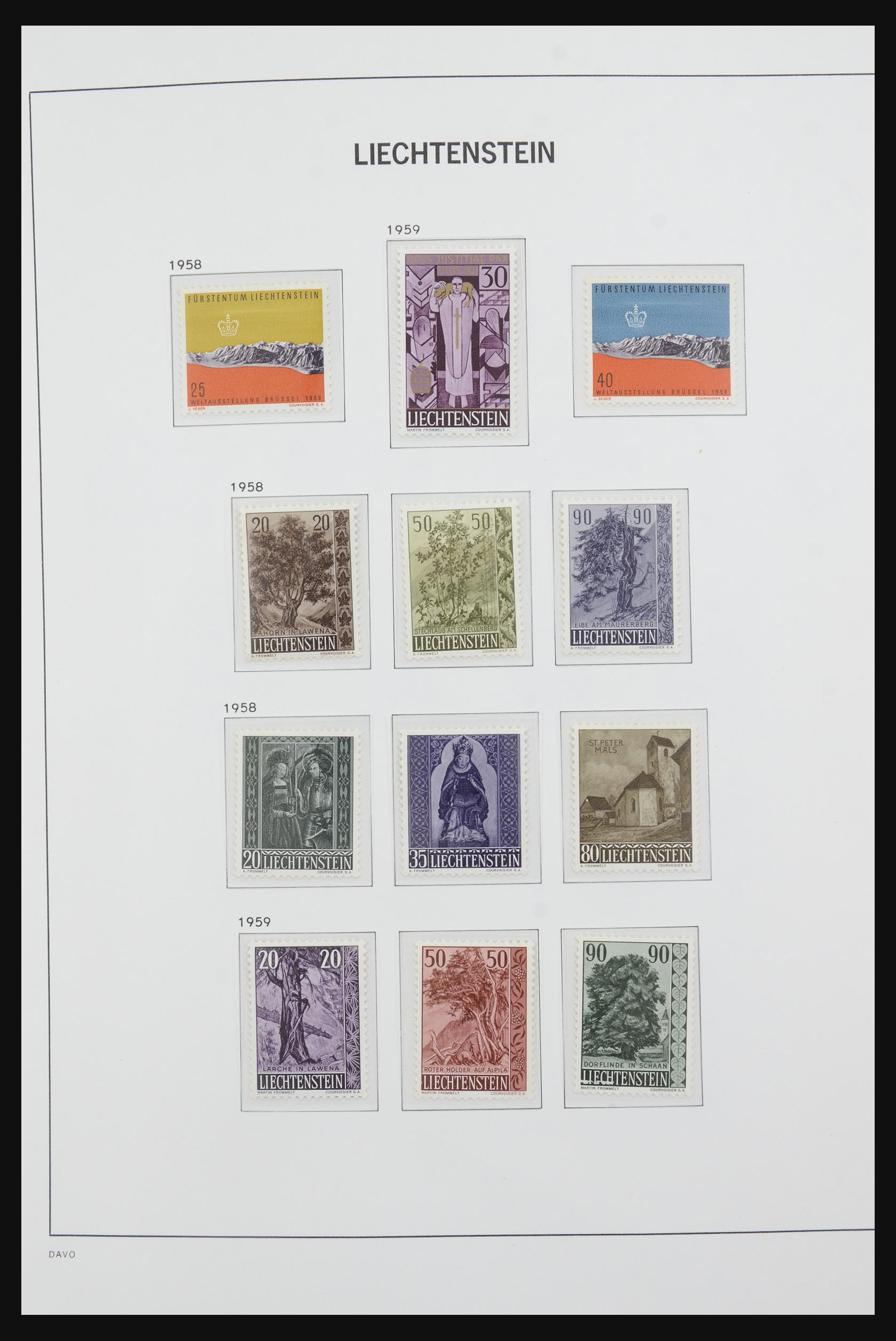 31794 003 - 31794 Liechtenstein 1956-2013.