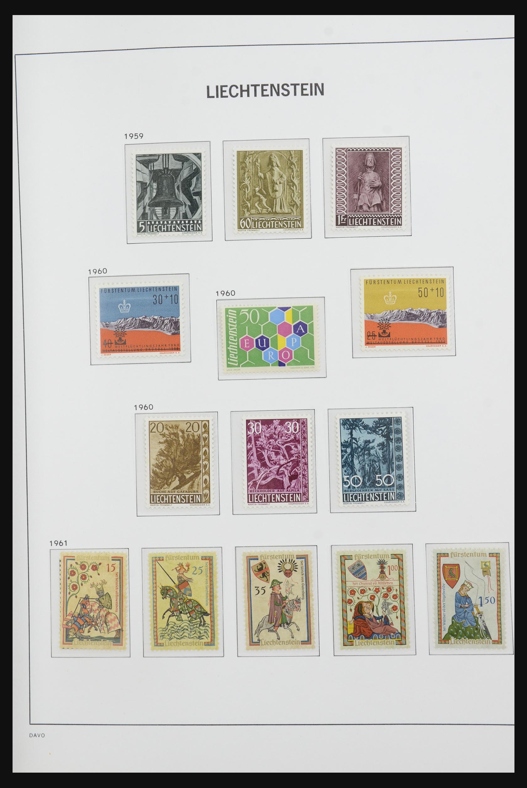 31794 005 - 31794 Liechtenstein 1956-2013.