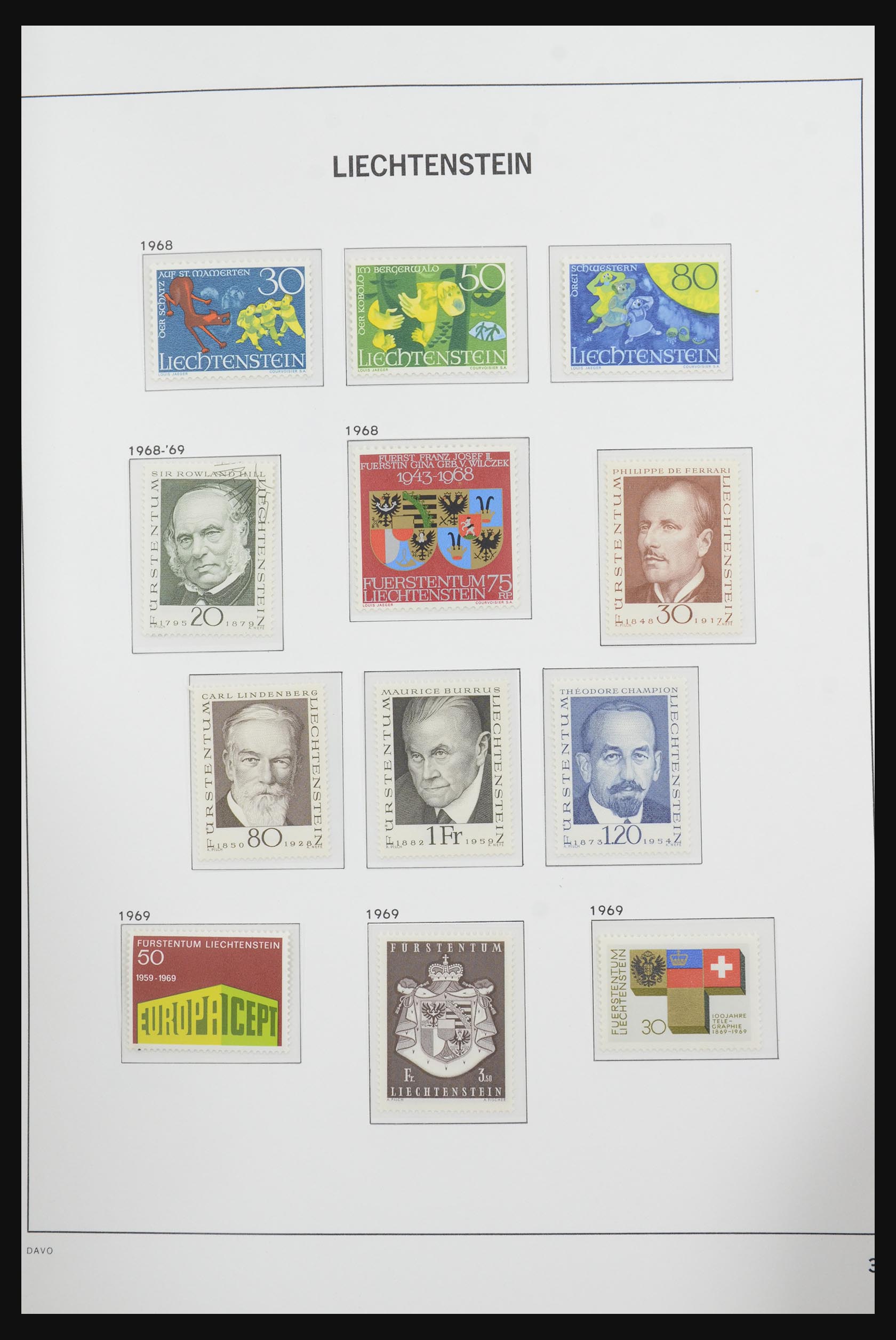 31794 013 - 31794 Liechtenstein 1956-2013.