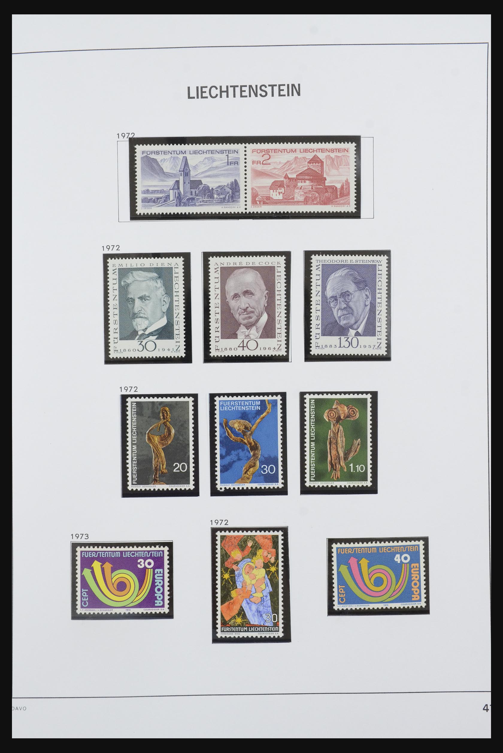 31794 019 - 31794 Liechtenstein 1956-2013.