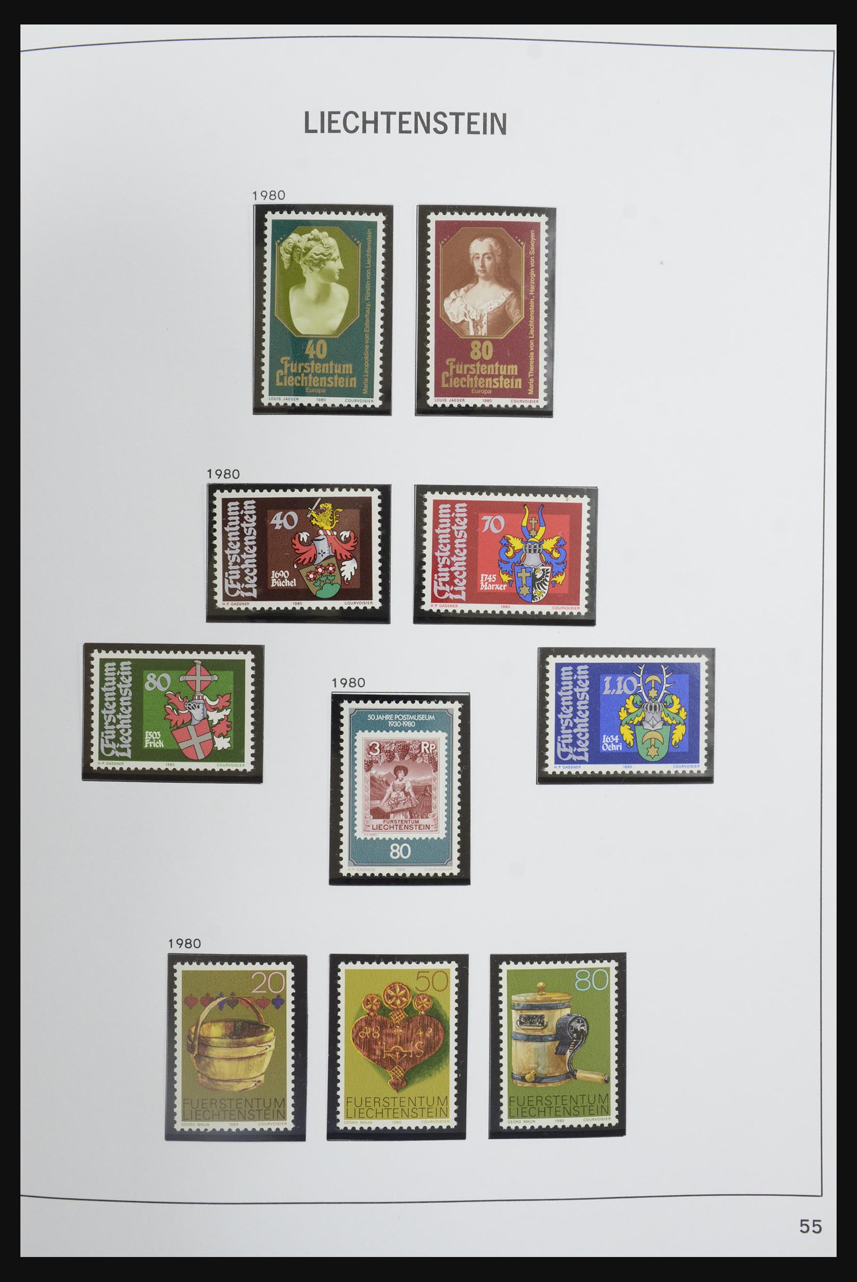 31794 033 - 31794 Liechtenstein 1956-2013.