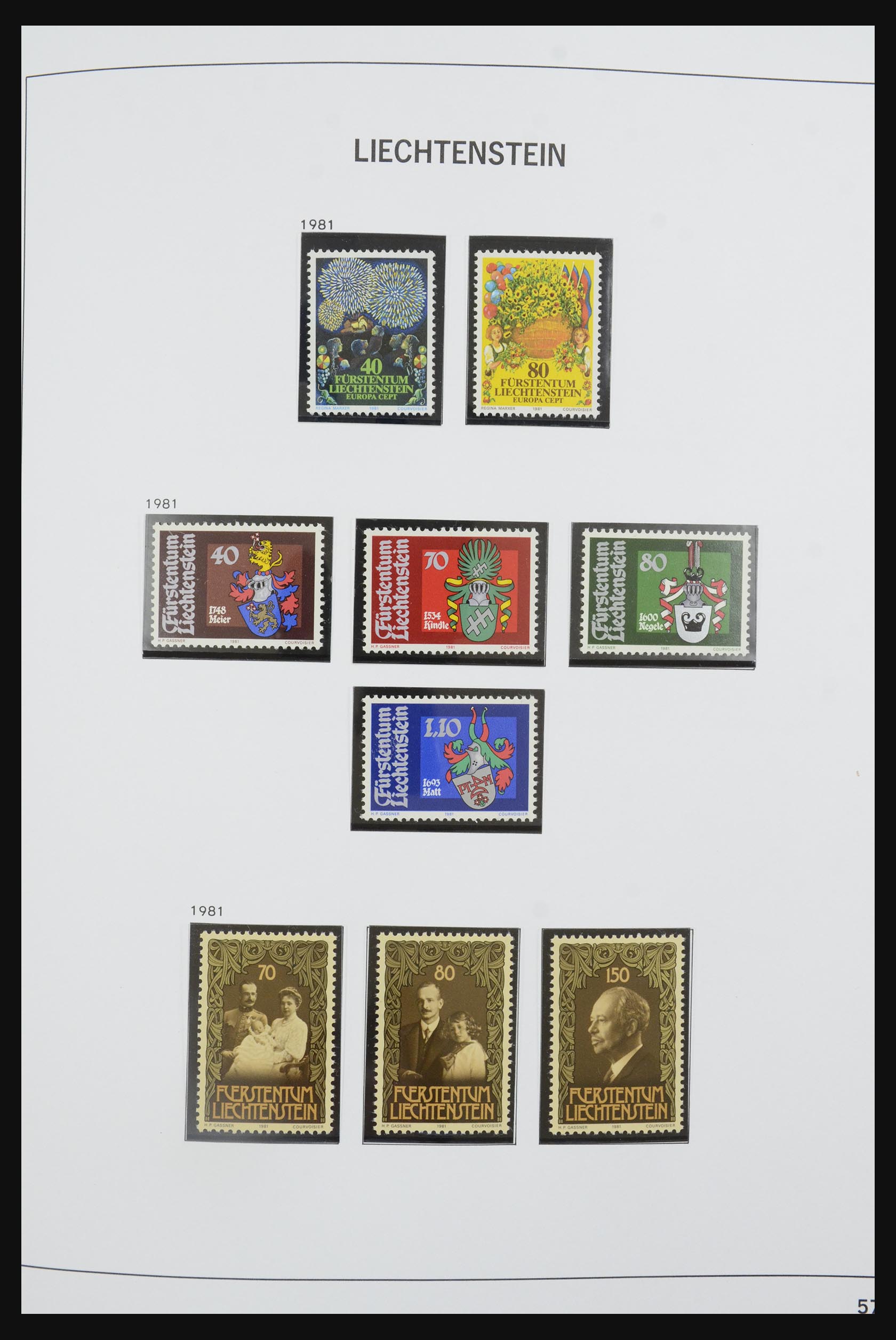 31794 035 - 31794 Liechtenstein 1956-2013.