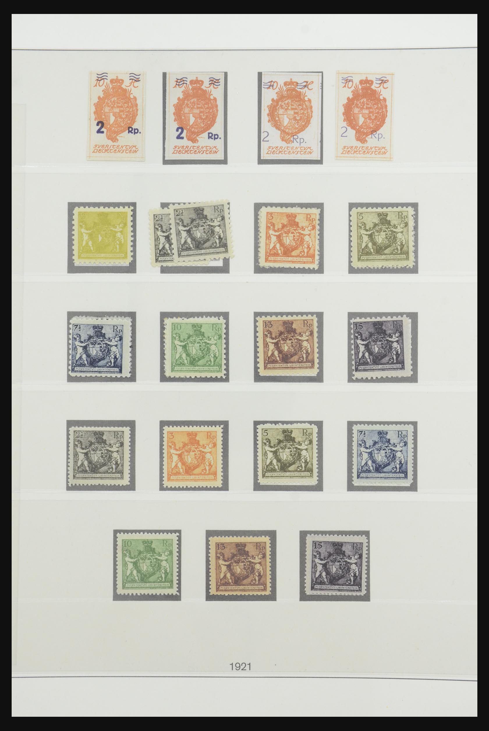 31805 007 - 31805 Liechtenstein 1912-2001.