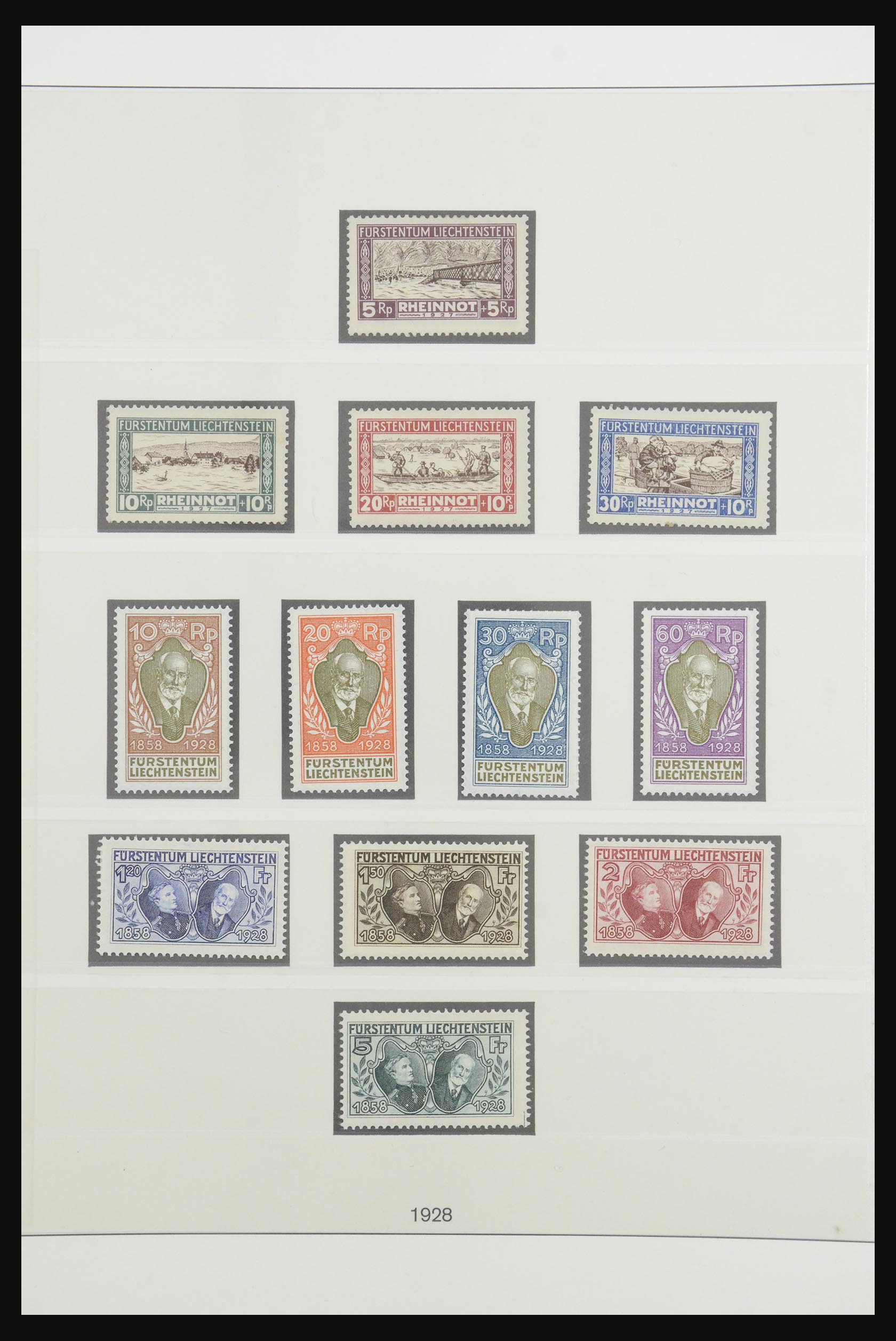 31805 012 - 31805 Liechtenstein 1912-2001.
