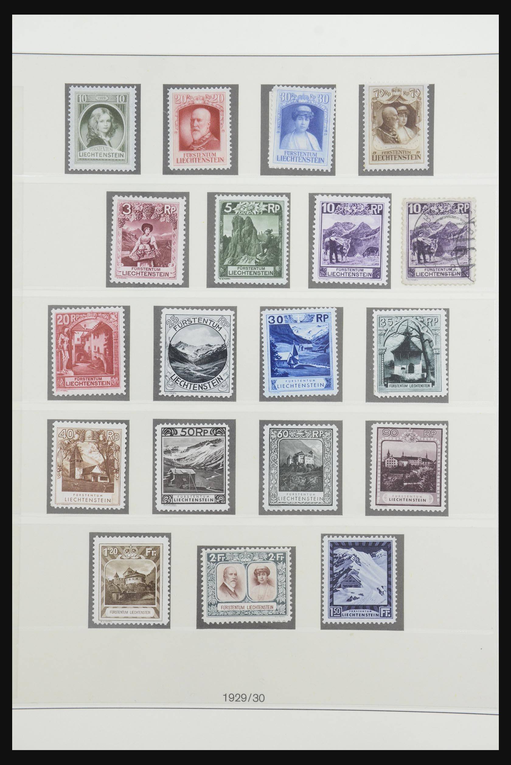 31805 013 - 31805 Liechtenstein 1912-2001.
