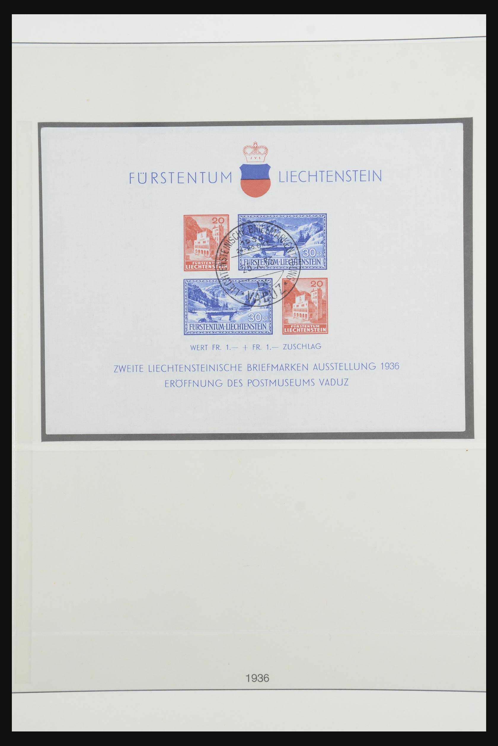 31805 018 - 31805 Liechtenstein 1912-2001.