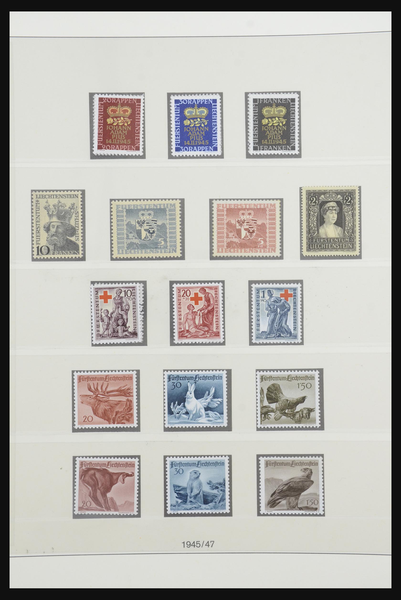 31805 028 - 31805 Liechtenstein 1912-2001.