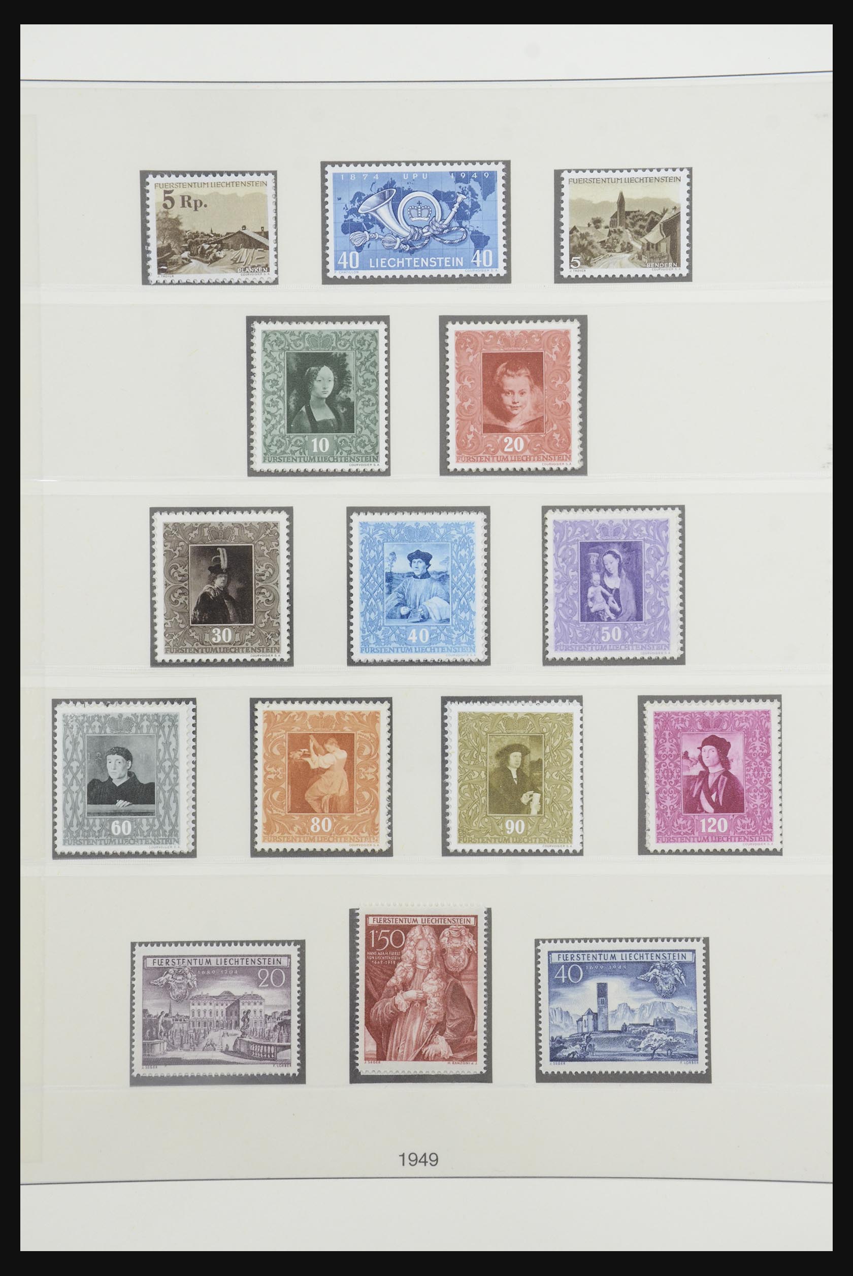 31805 031 - 31805 Liechtenstein 1912-2001.