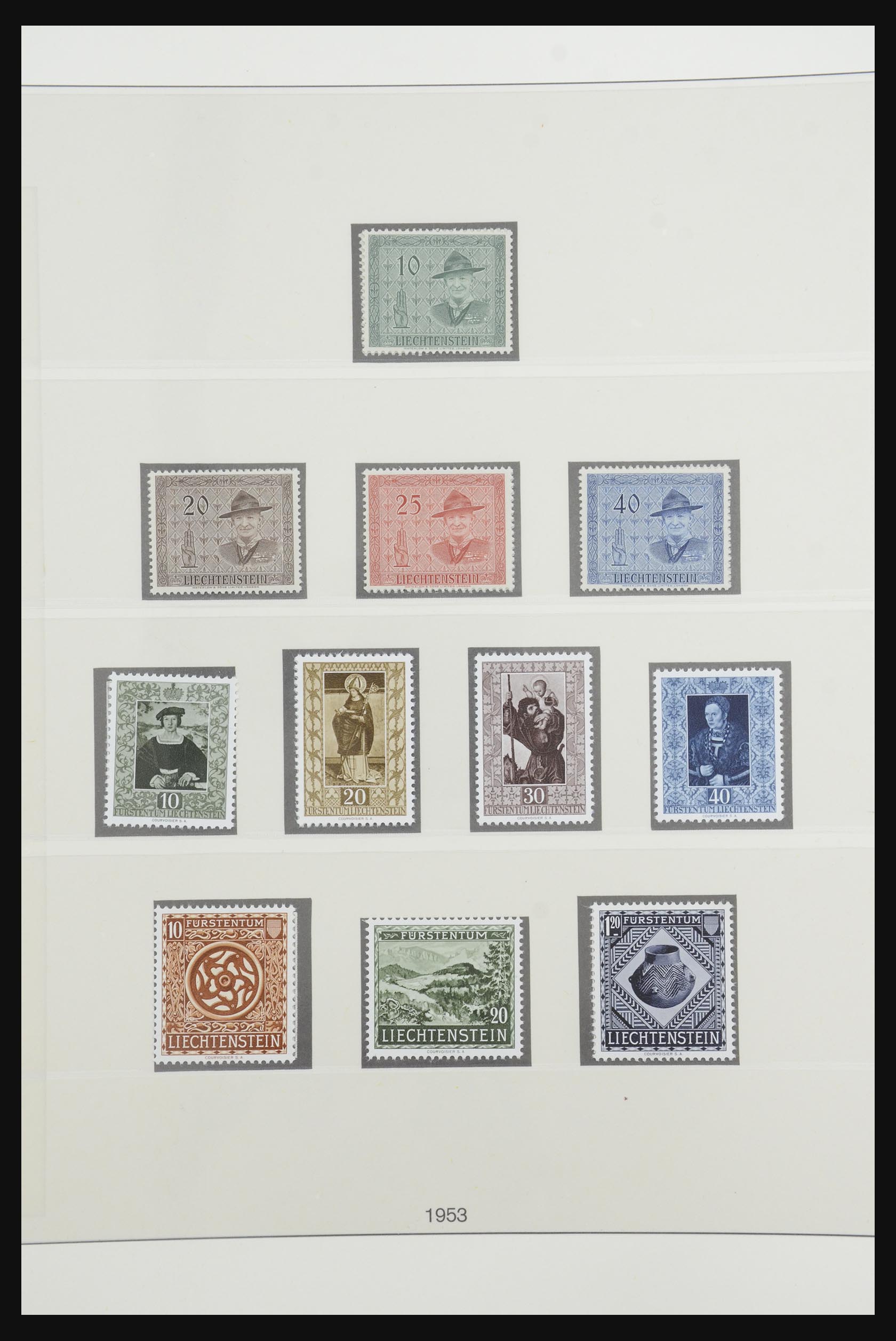 31805 037 - 31805 Liechtenstein 1912-2001.