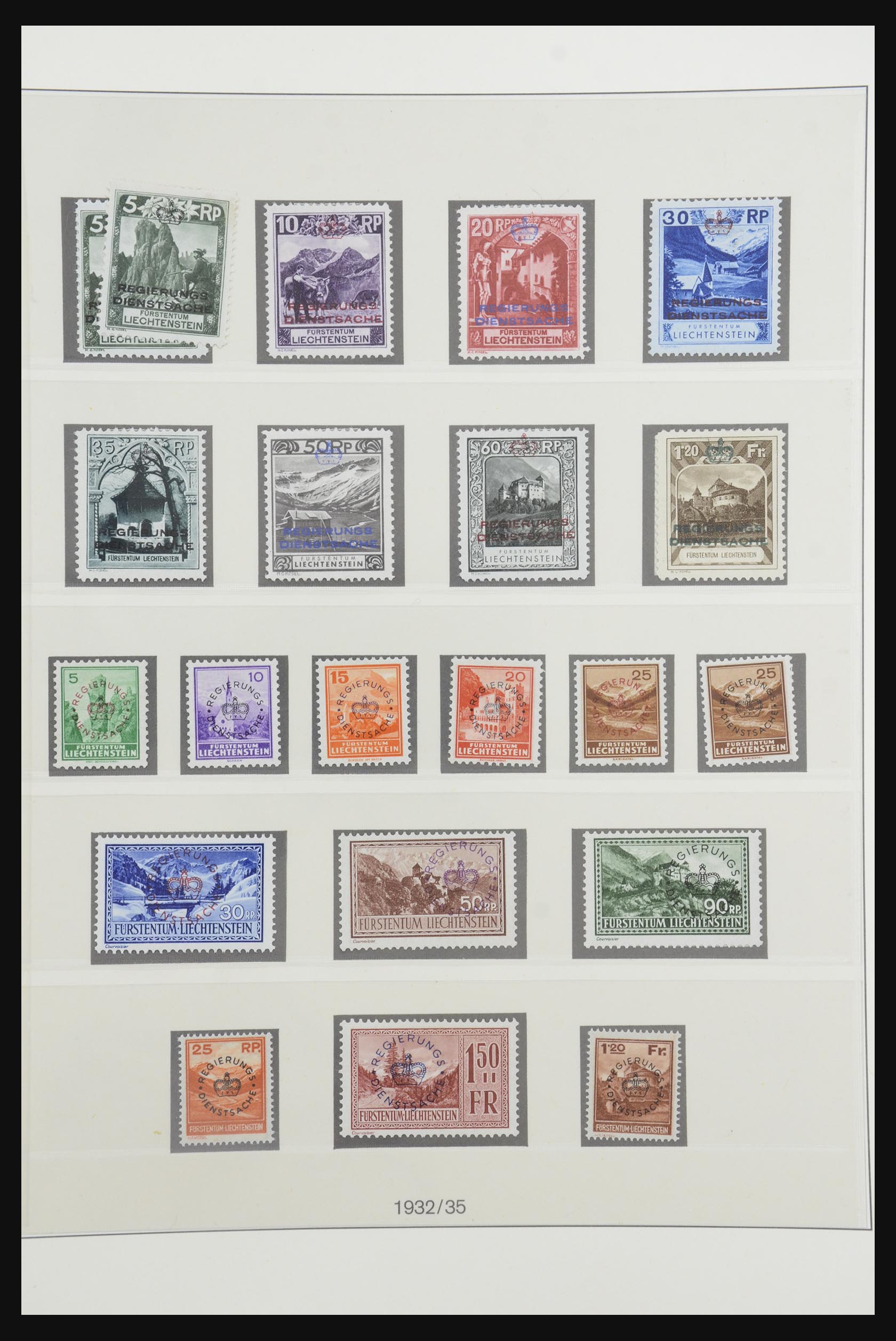 31805 068 - 31805 Liechtenstein 1912-2001.