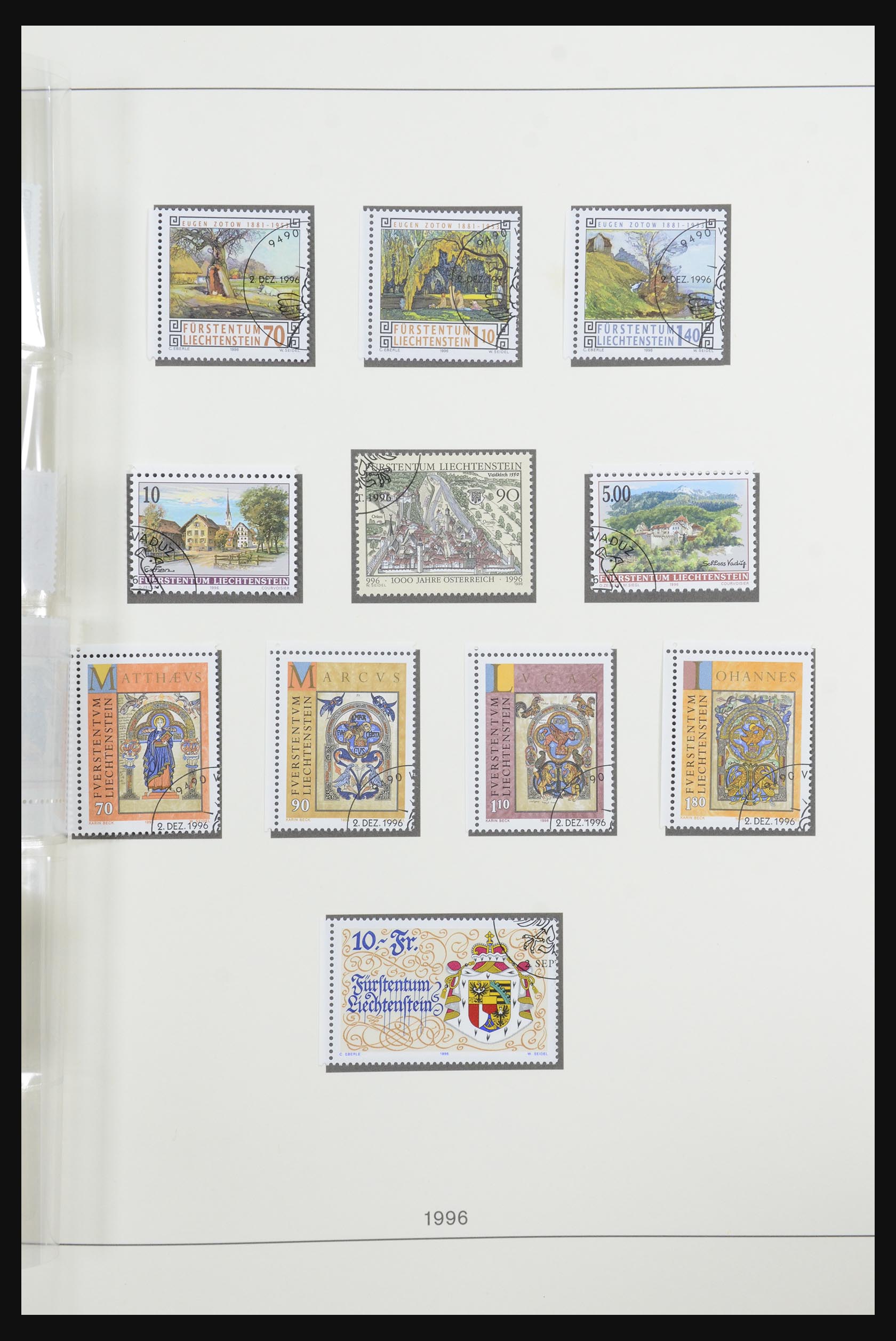 31805 216 - 31805 Liechtenstein 1912-2001.