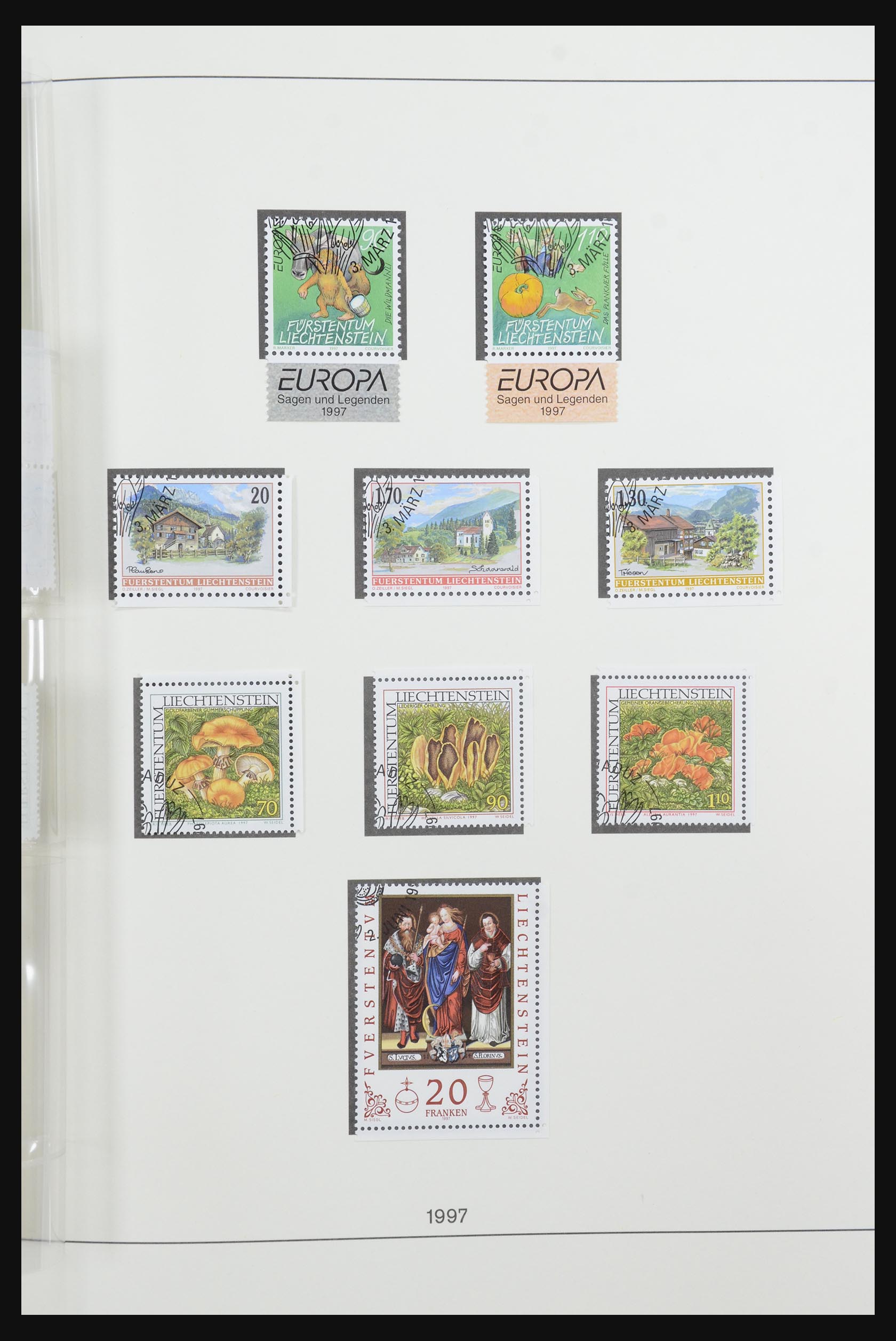31805 218 - 31805 Liechtenstein 1912-2001.