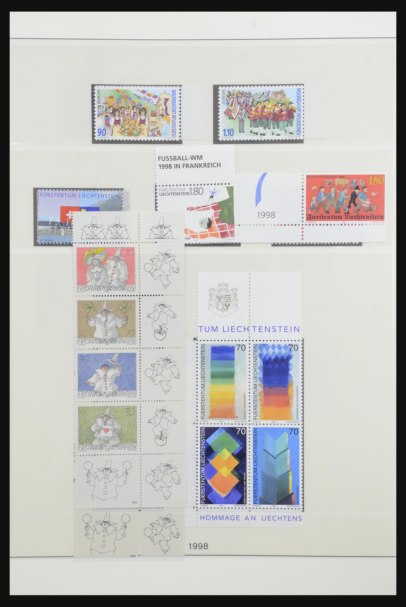 31805 221 - 31805 Liechtenstein 1912-2001.