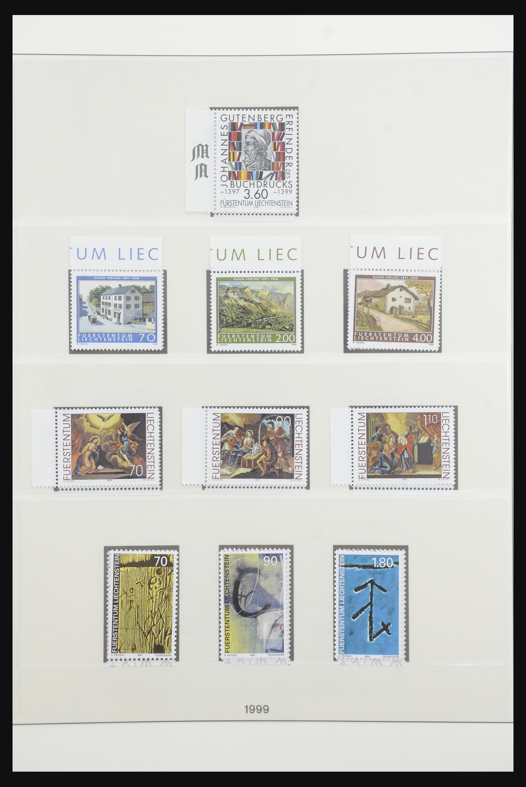 31805 229 - 31805 Liechtenstein 1912-2001.