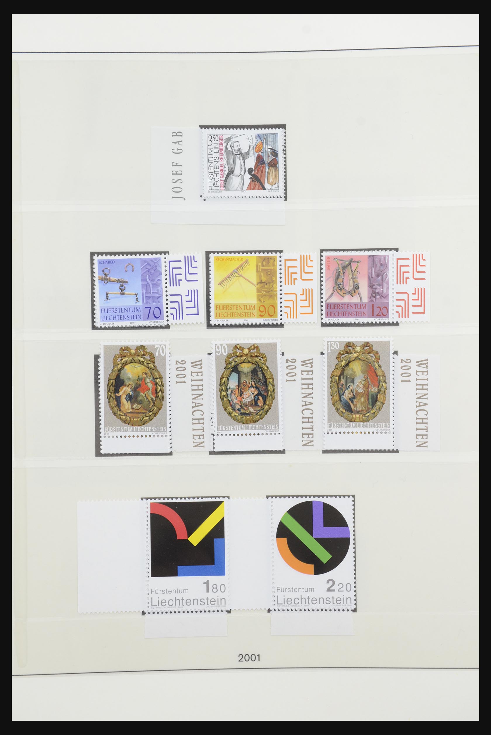 31805 241 - 31805 Liechtenstein 1912-2001.