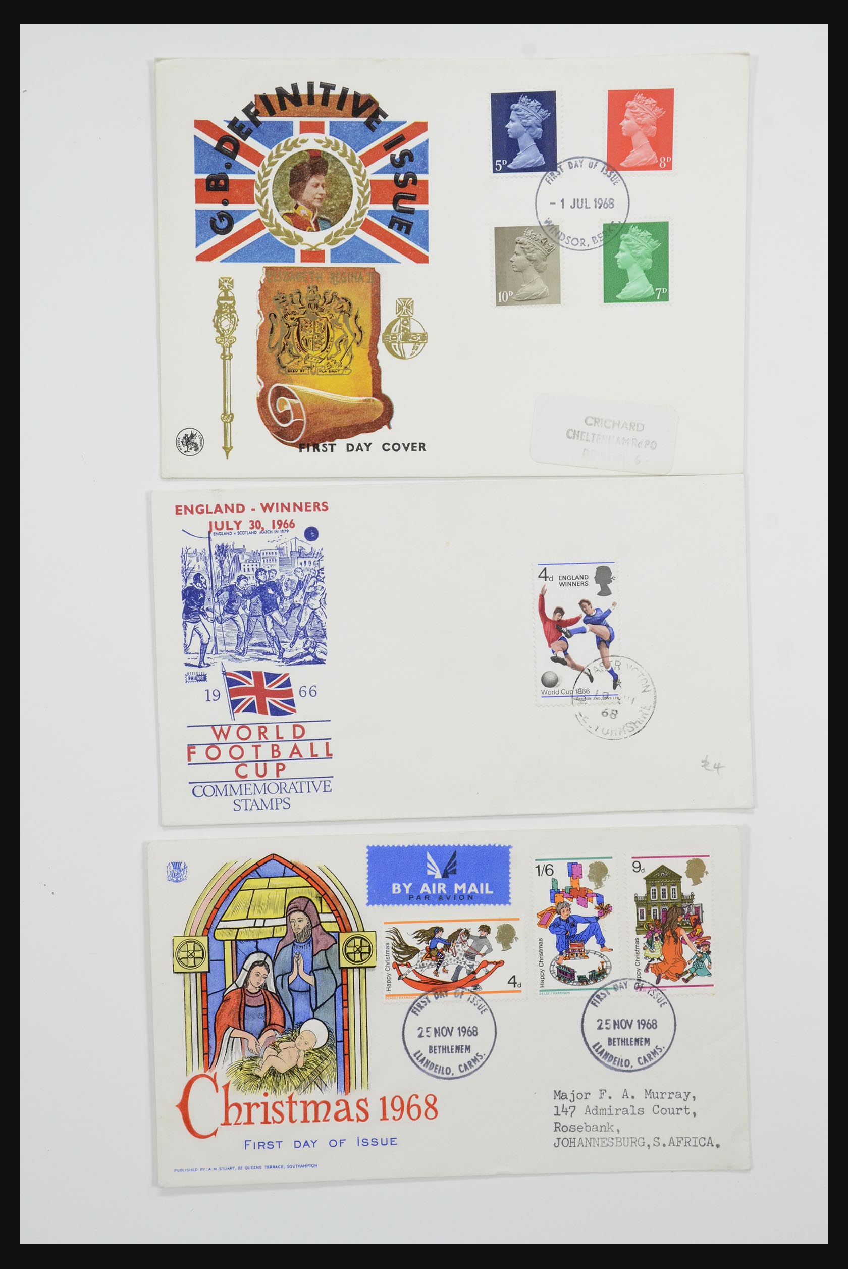 31832 012 - 31832 Engeland FDC's 1964-2008.